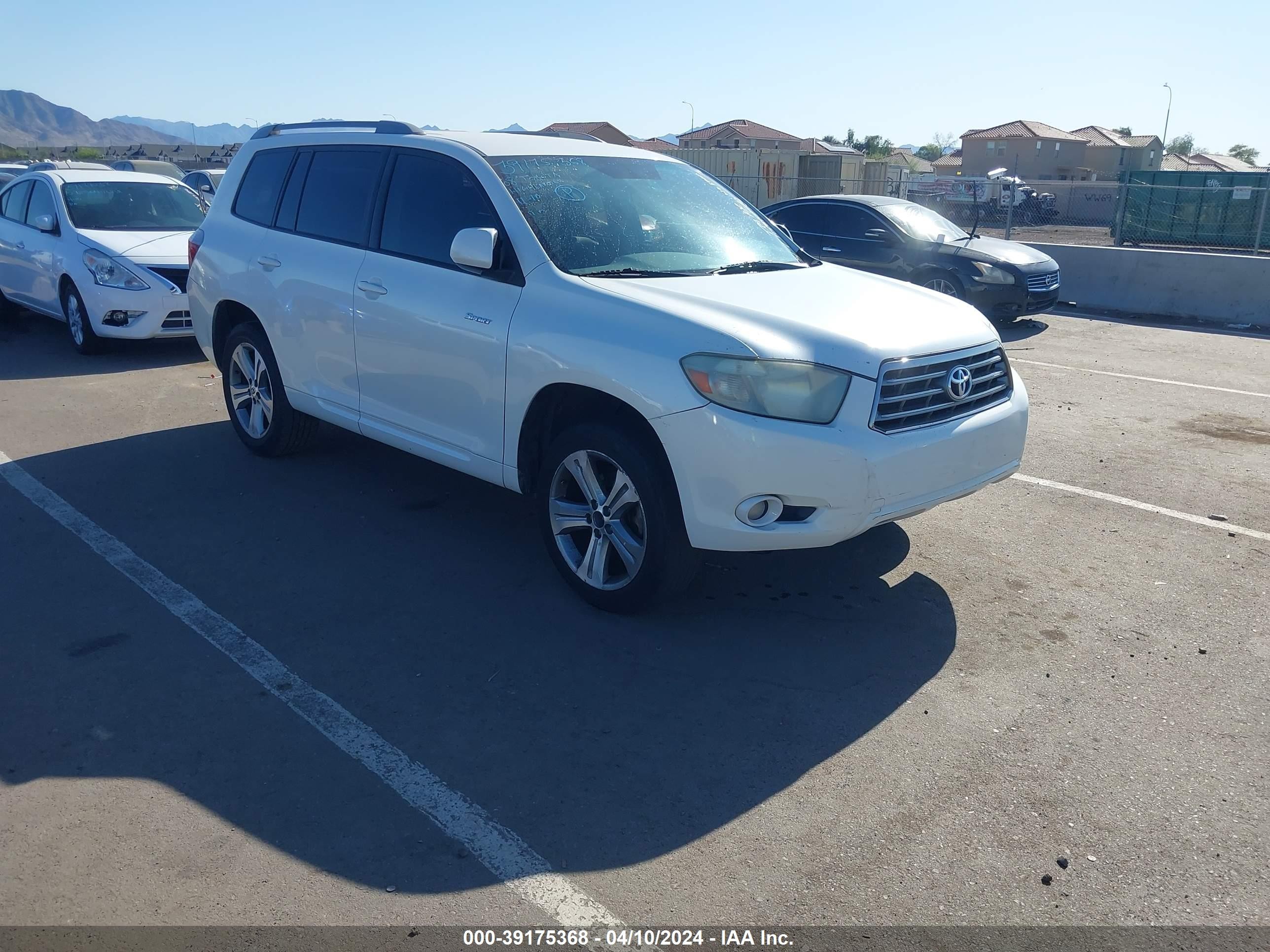 TOYOTA HIGHLANDER 2008 jteds43a882046968