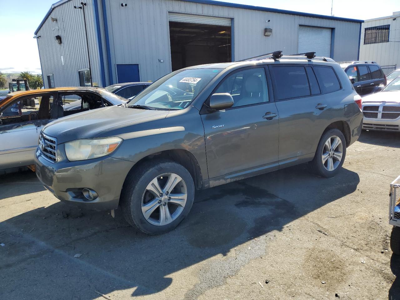 TOYOTA HIGHLANDER 2008 jteds43ax82042713