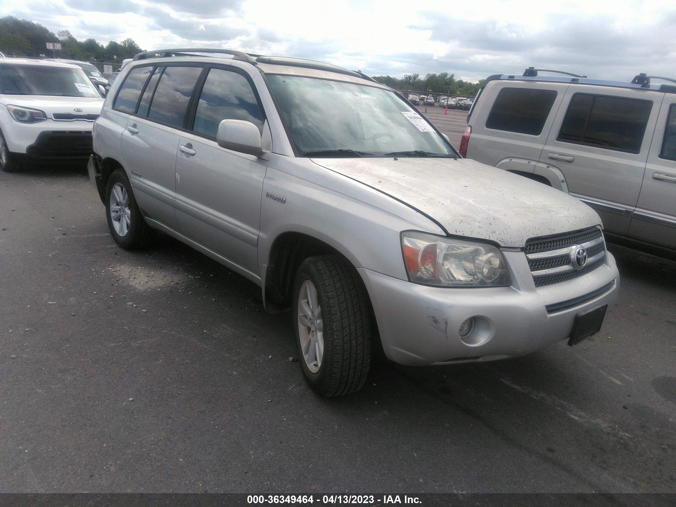 TOYOTA HIGHLANDER 2006 jtedw21a060010020