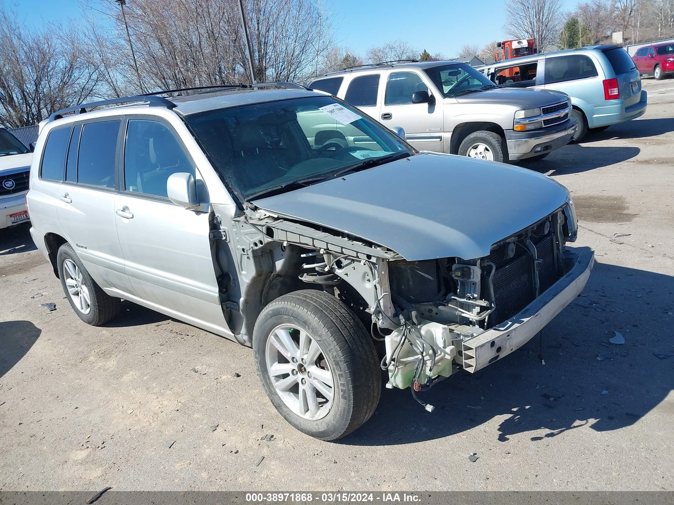 TOYOTA HIGHLANDER 2006 jtedw21a160004520