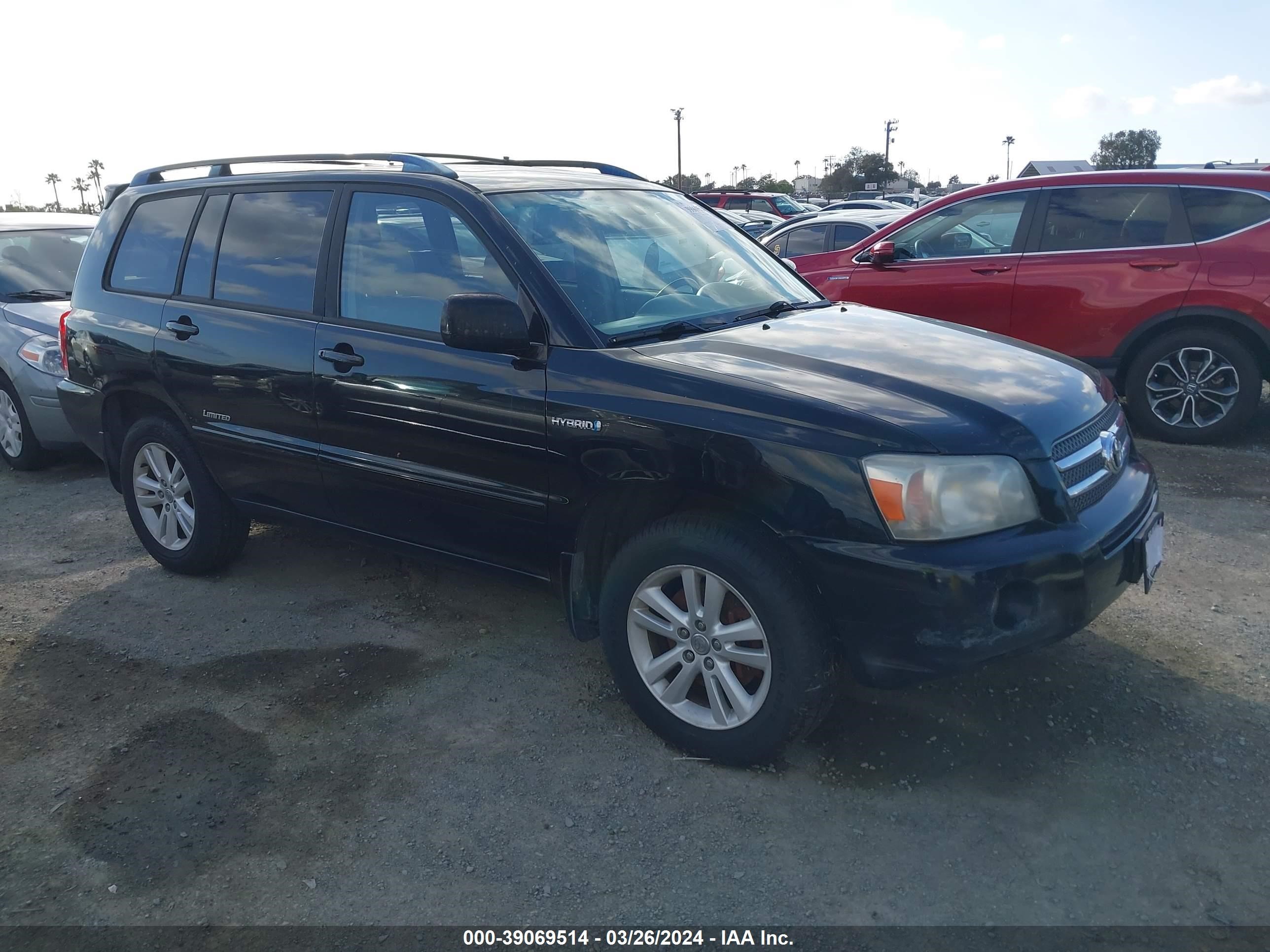 TOYOTA HIGHLANDER 2006 jtedw21a160013105