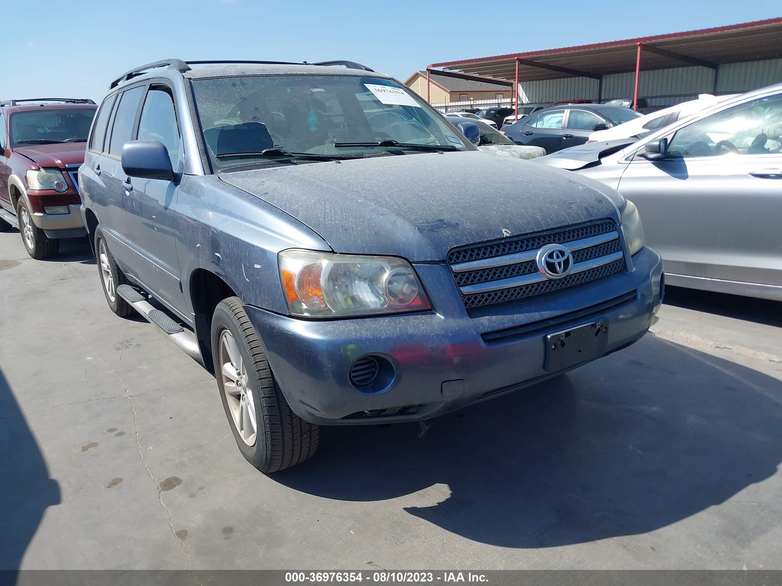 TOYOTA HIGHLANDER 2006 jtedw21a360007600