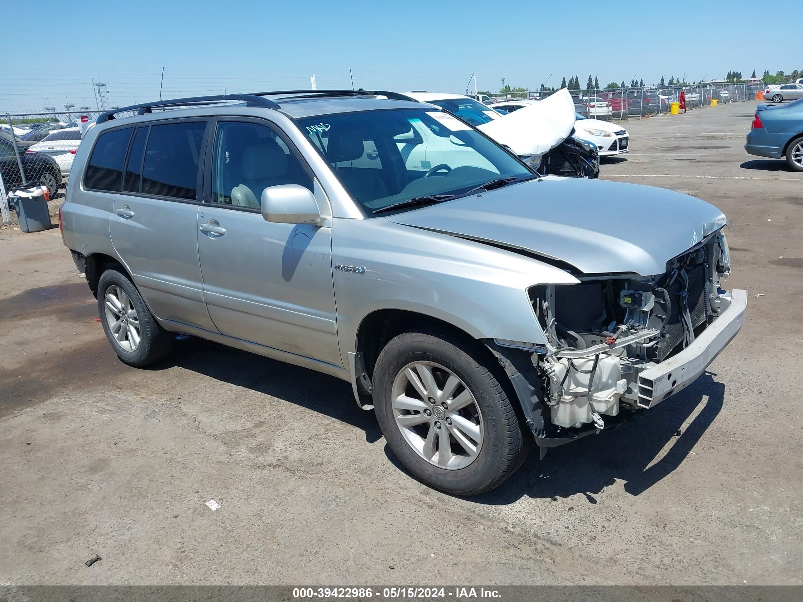 TOYOTA HIGHLANDER 2007 jtedw21a570016509