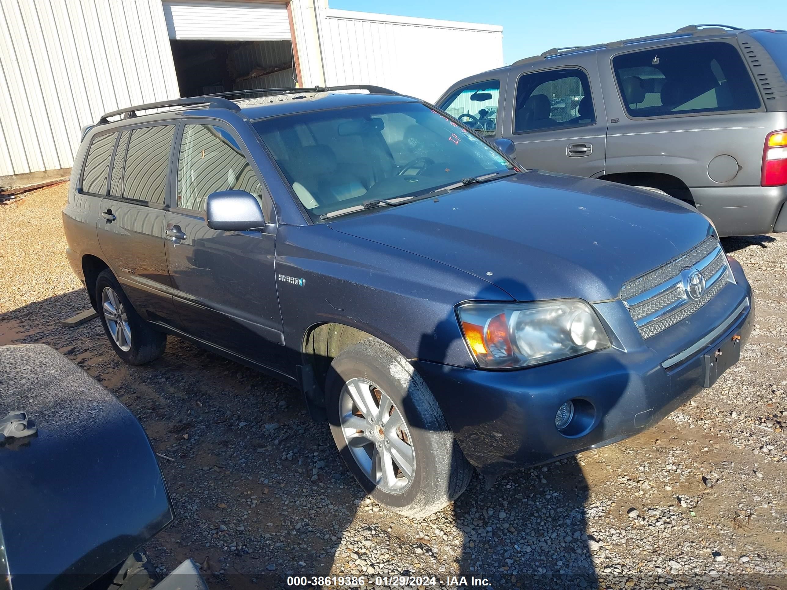 TOYOTA HIGHLANDER 2007 jtedw21a670020195