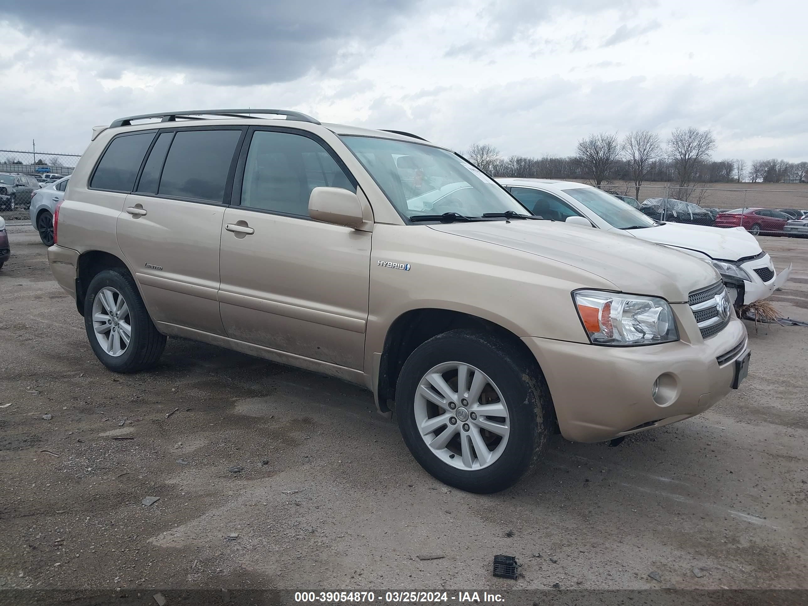 TOYOTA HIGHLANDER 2007 jtedw21a670021671