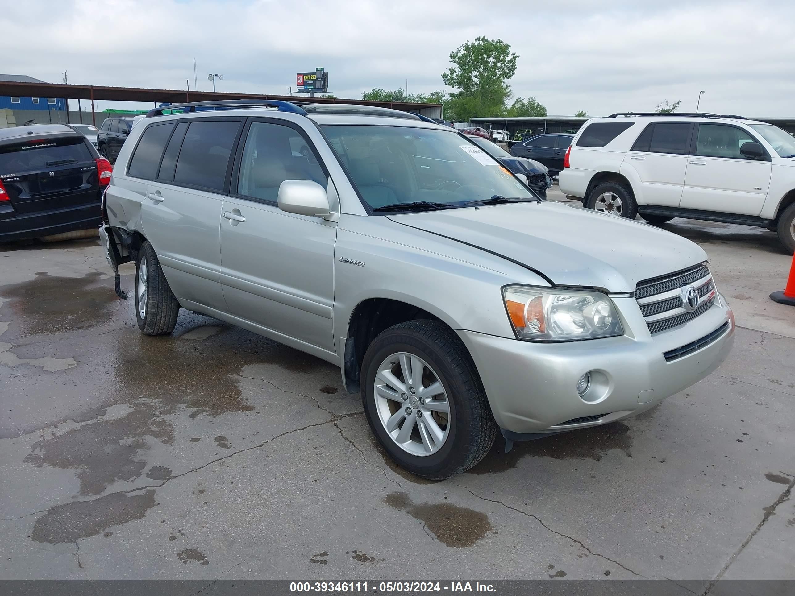 TOYOTA HIGHLANDER 2006 jtedw21a760008541