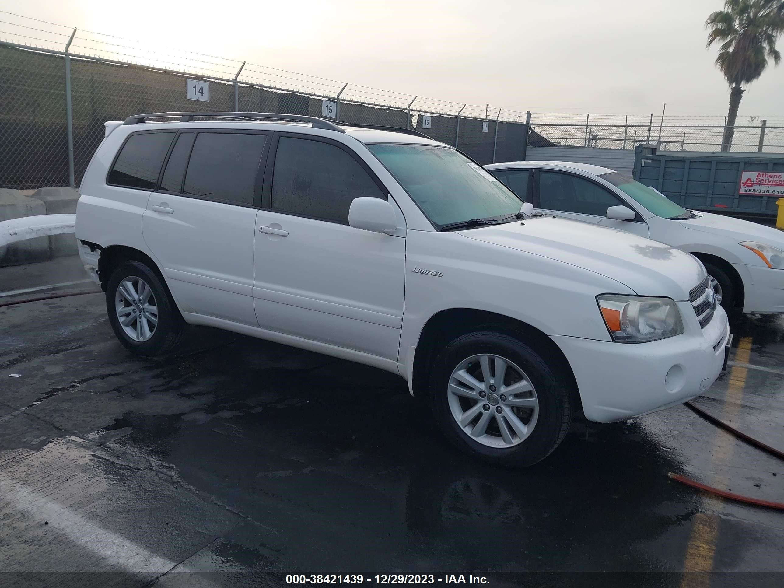 TOYOTA HIGHLANDER 2006 jtedw21a860003381