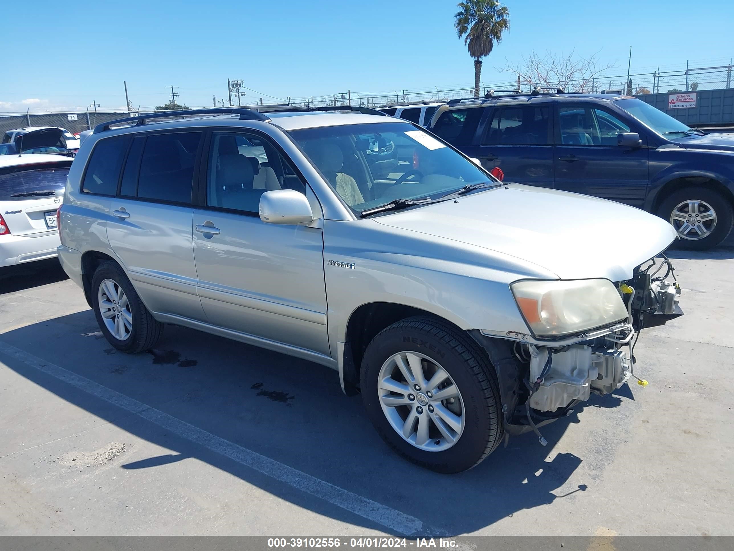 TOYOTA HIGHLANDER 2006 jtedw21a860013506