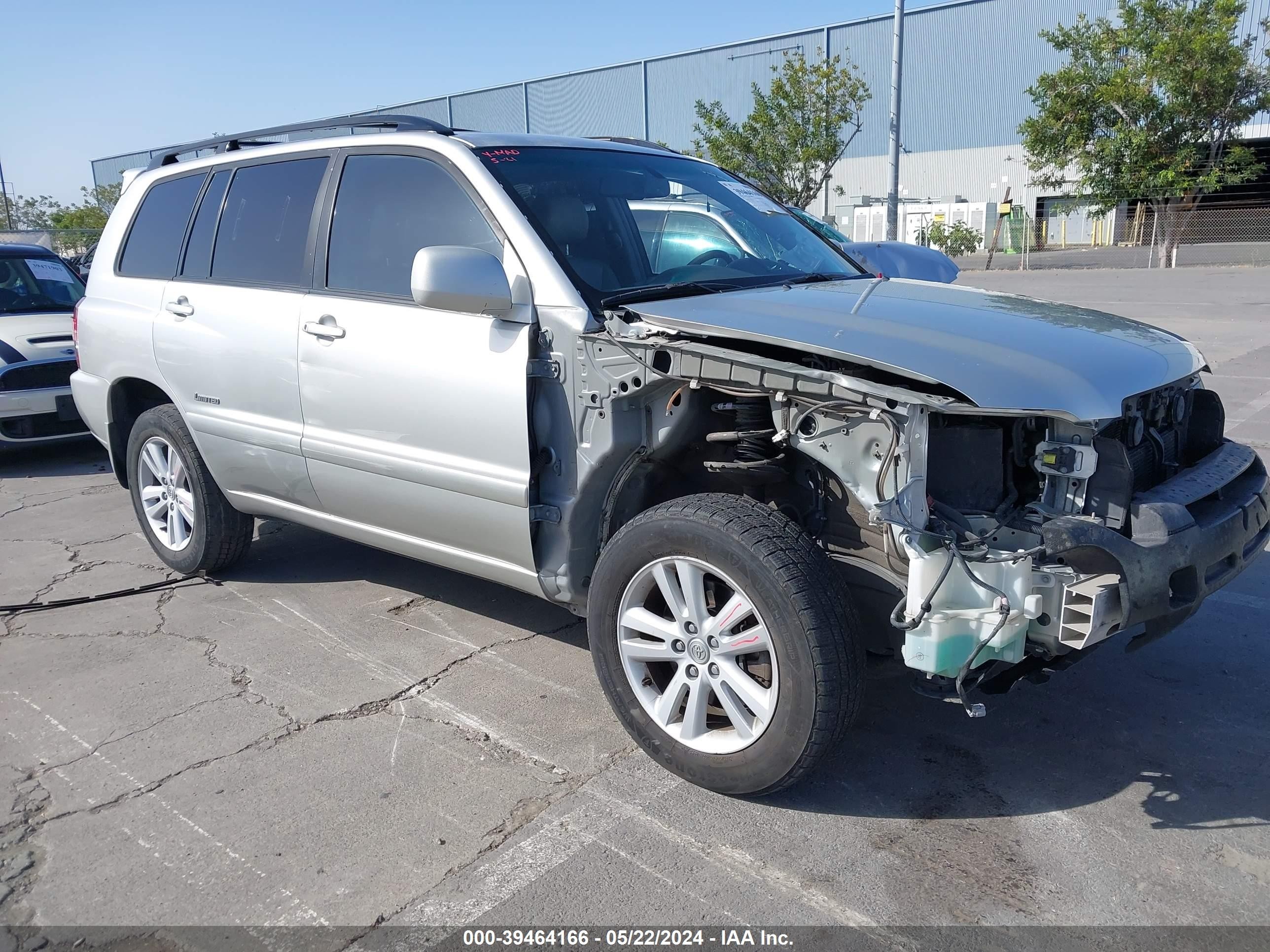 TOYOTA HIGHLANDER 2007 jtedw21a870023373