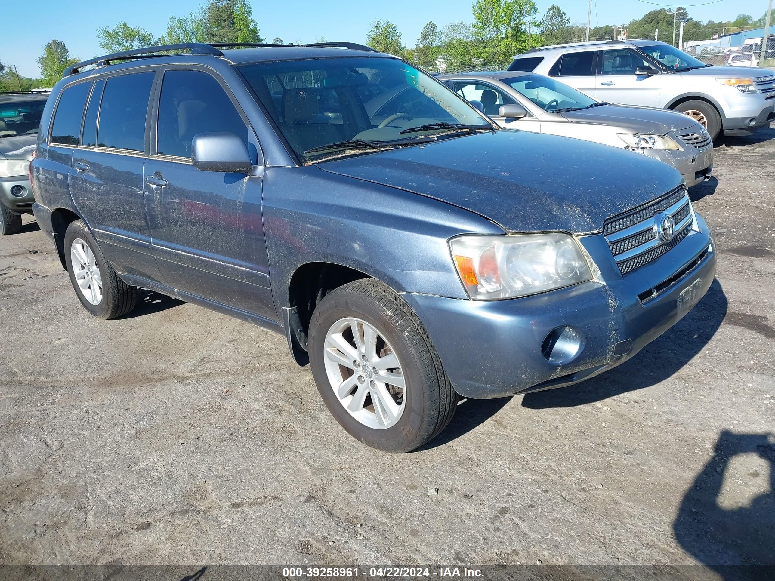 TOYOTA HIGHLANDER 2006 jtedw21a960003664