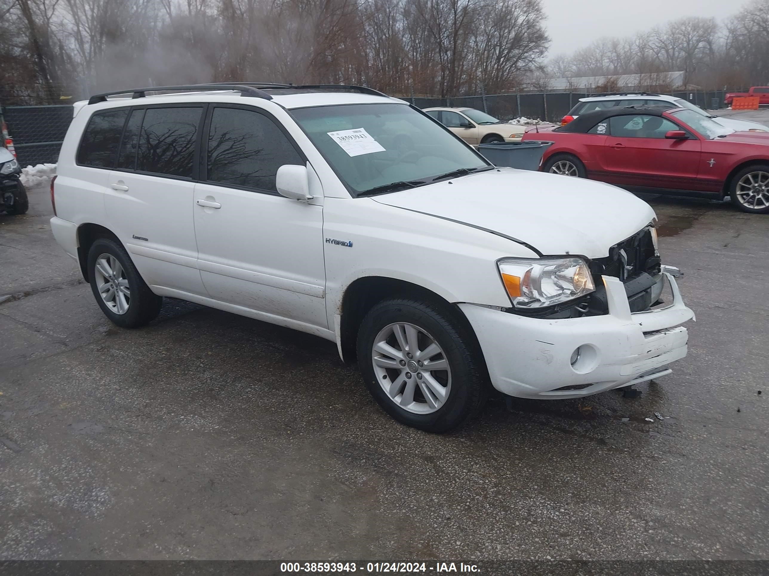 TOYOTA HIGHLANDER 2007 jtedw21a970021681