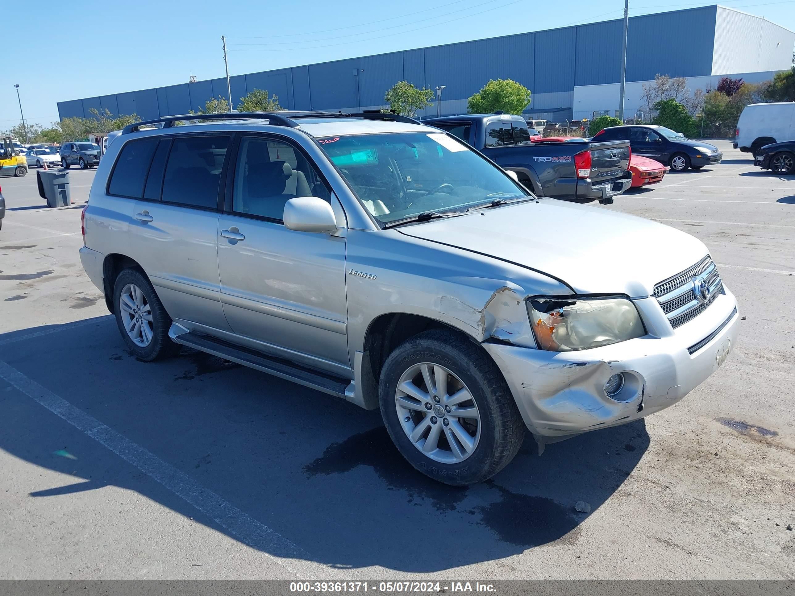 TOYOTA HIGHLANDER 2006 jtedw21ax60007559