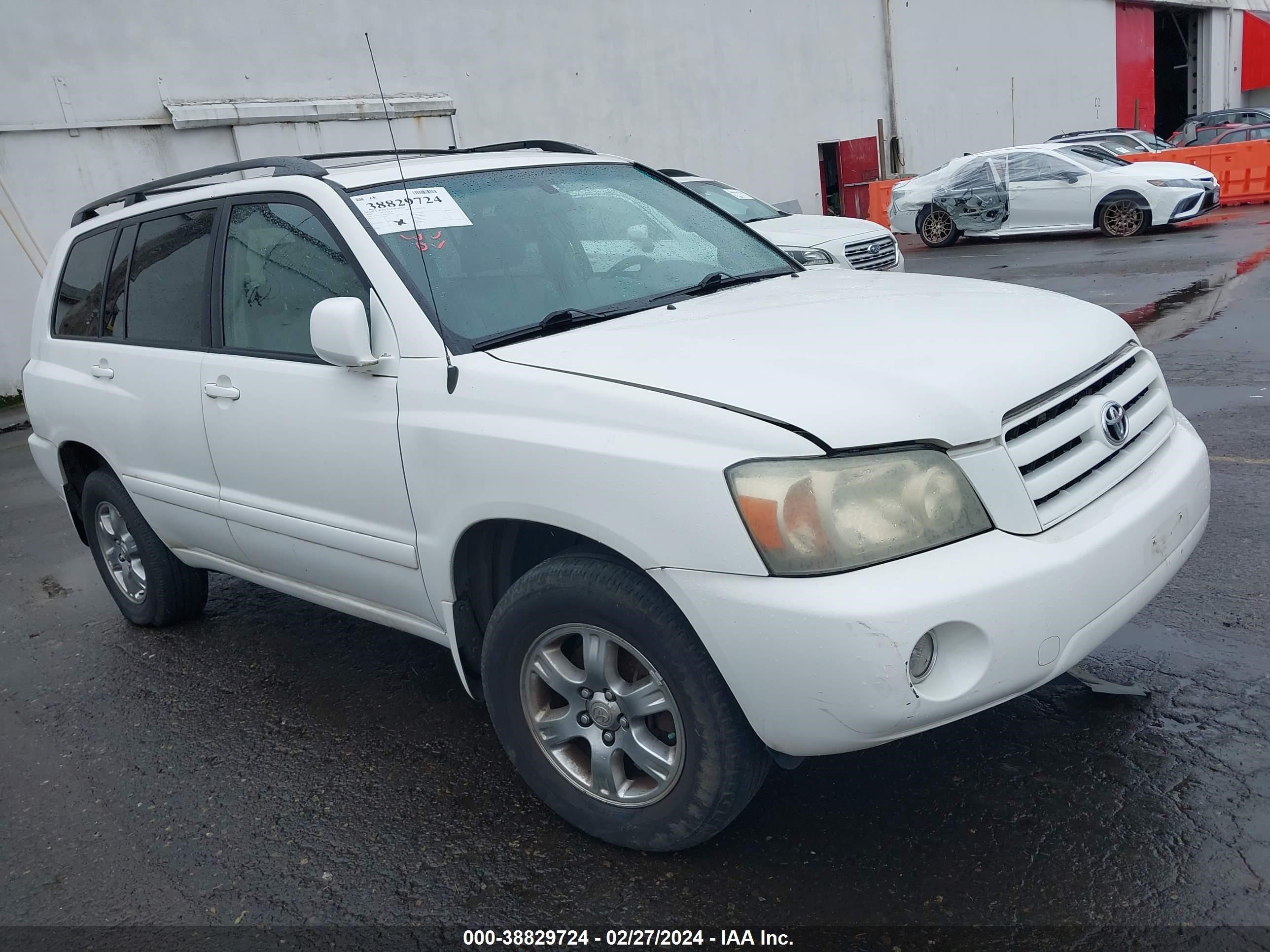 TOYOTA HIGHLANDER 2004 jteep21a040028919