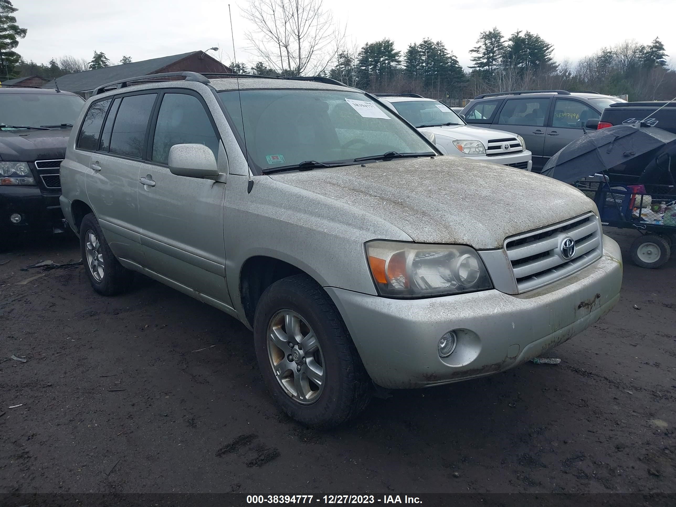 TOYOTA HIGHLANDER 2004 jteep21a040050662