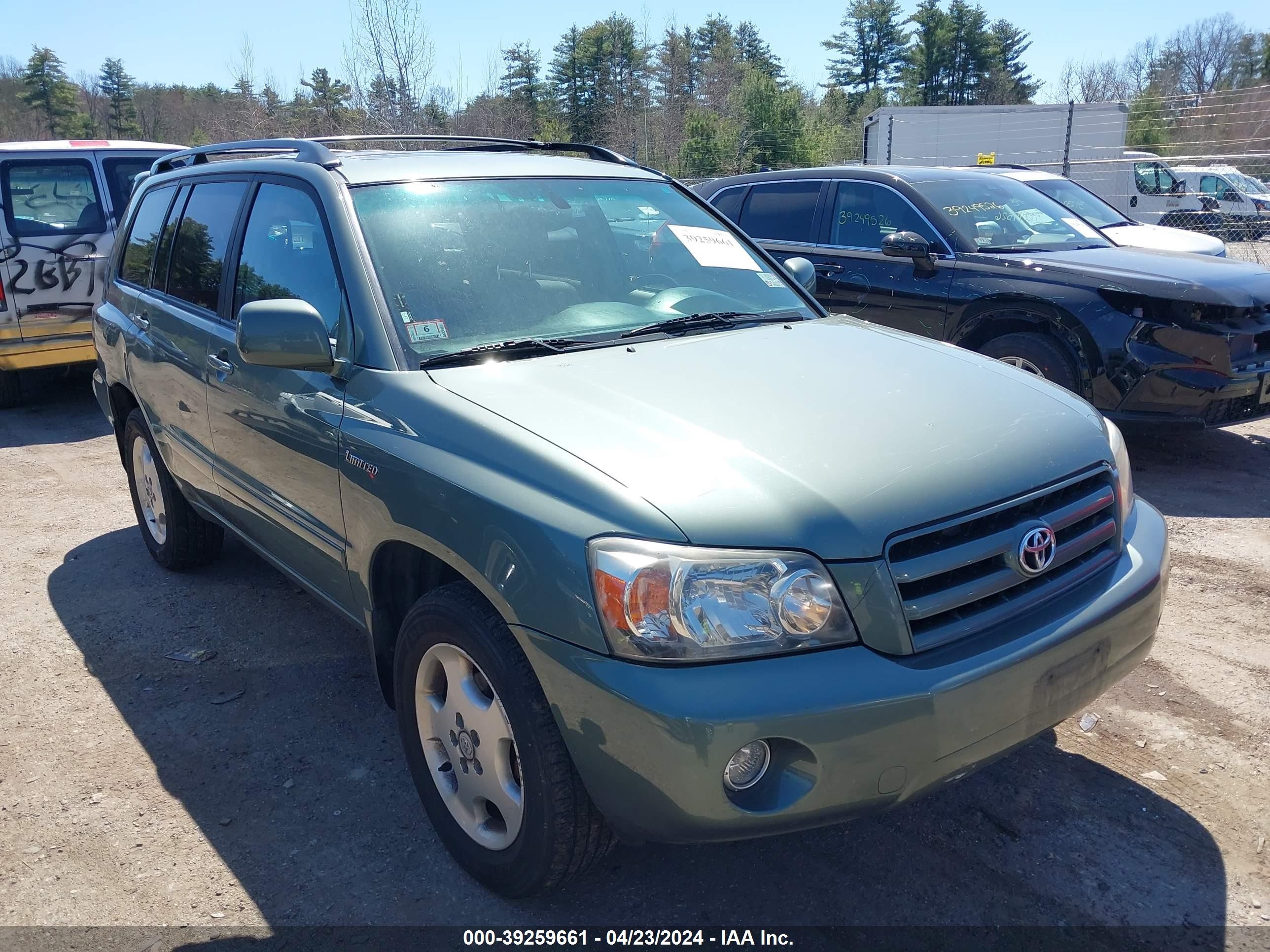 TOYOTA HIGHLANDER 2005 jteep21a050070833