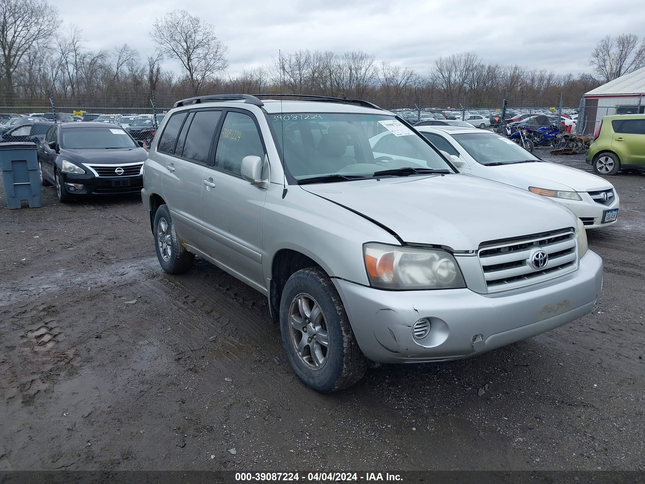 TOYOTA HIGHLANDER 2005 jteep21a050072792