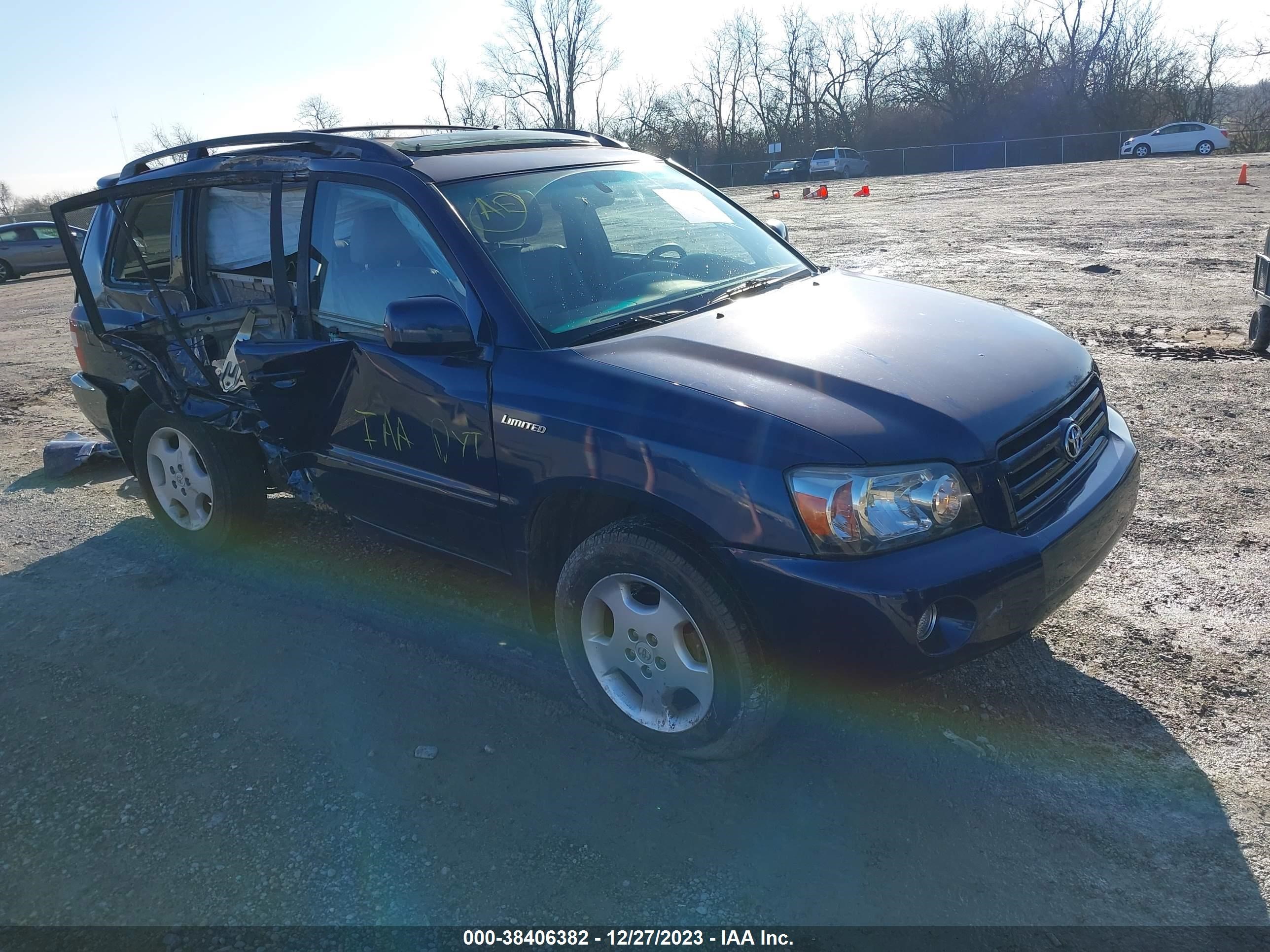 TOYOTA HIGHLANDER 2005 jteep21a050083470