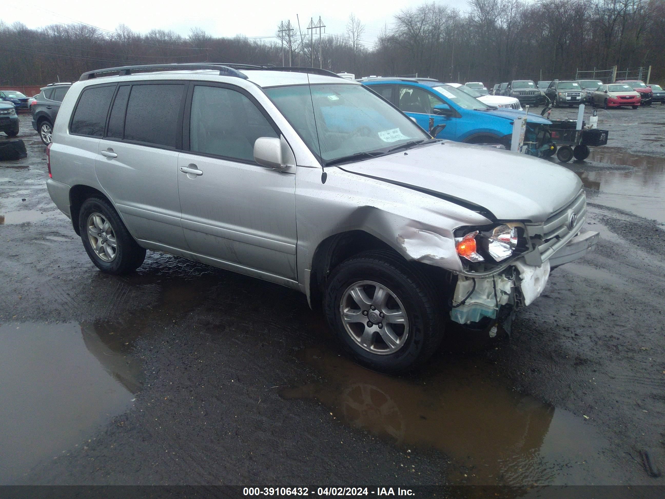 TOYOTA HIGHLANDER 2006 jteep21a060164549