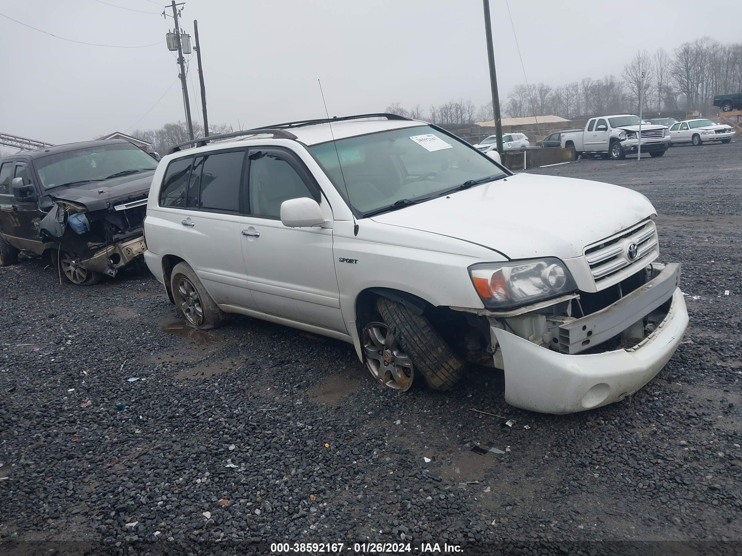 TOYOTA HIGHLANDER 2006 jteep21a060179813