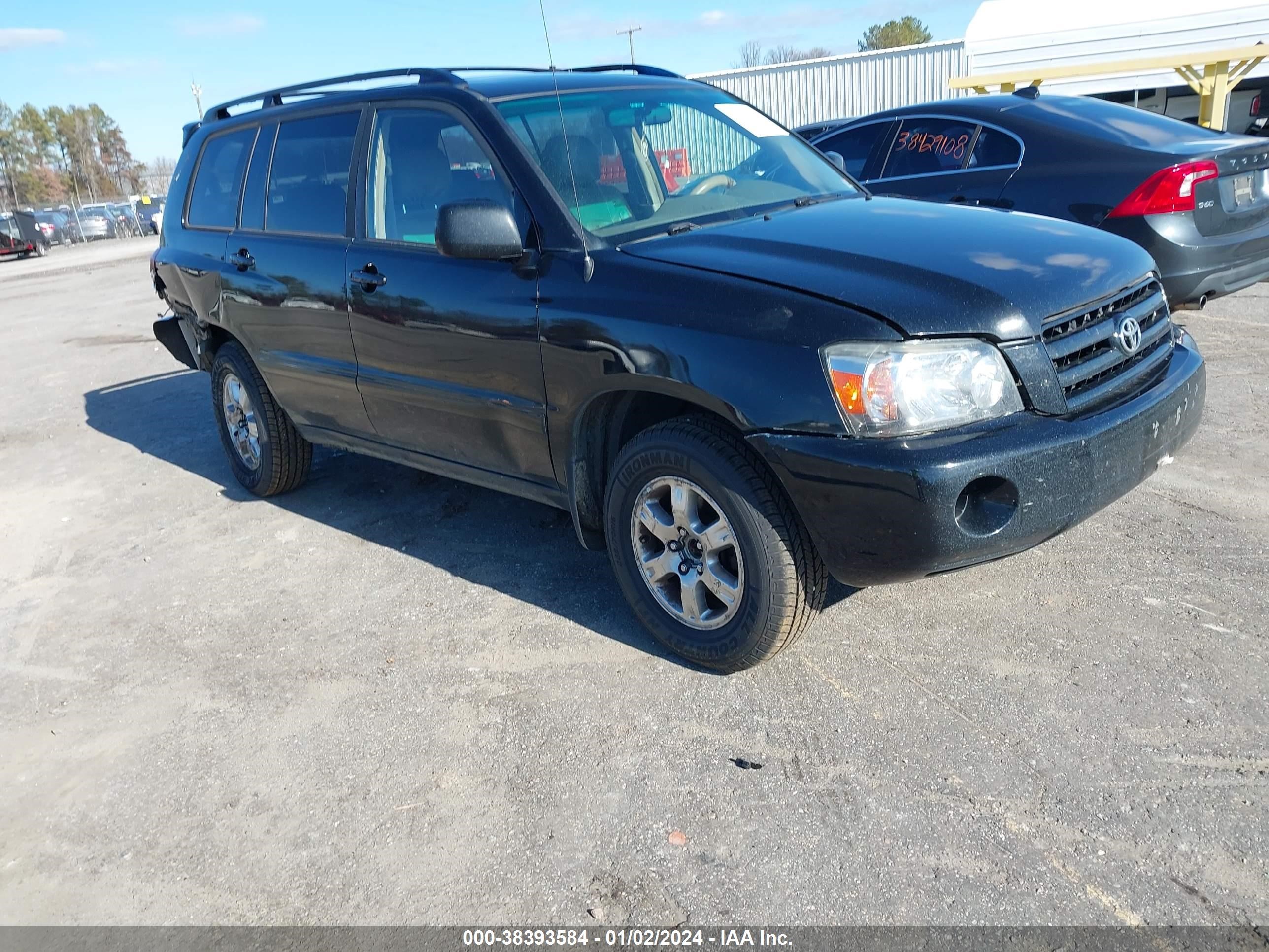 TOYOTA HIGHLANDER 2007 jteep21a070210589