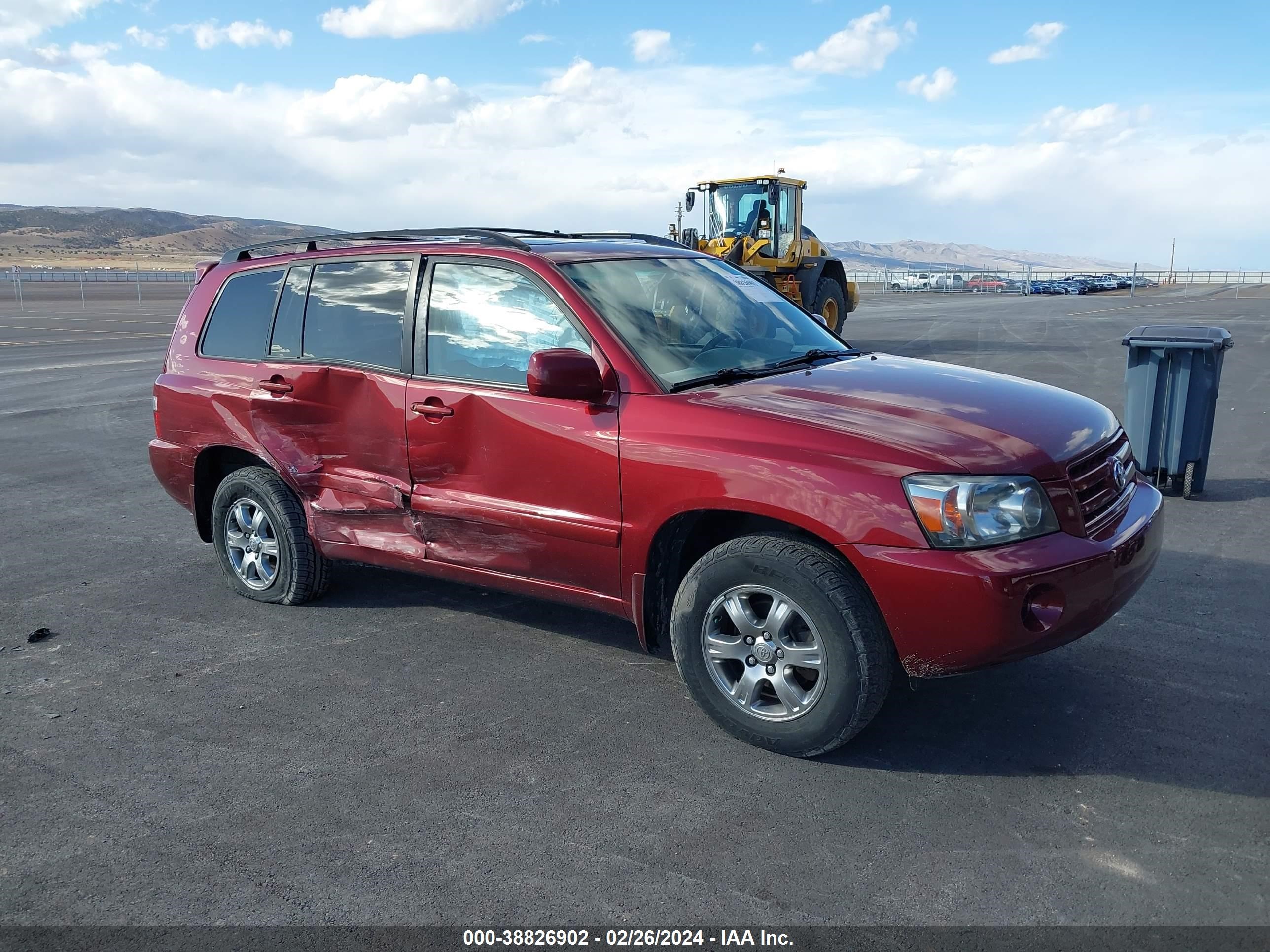 TOYOTA HIGHLANDER 2004 jteep21a140049620