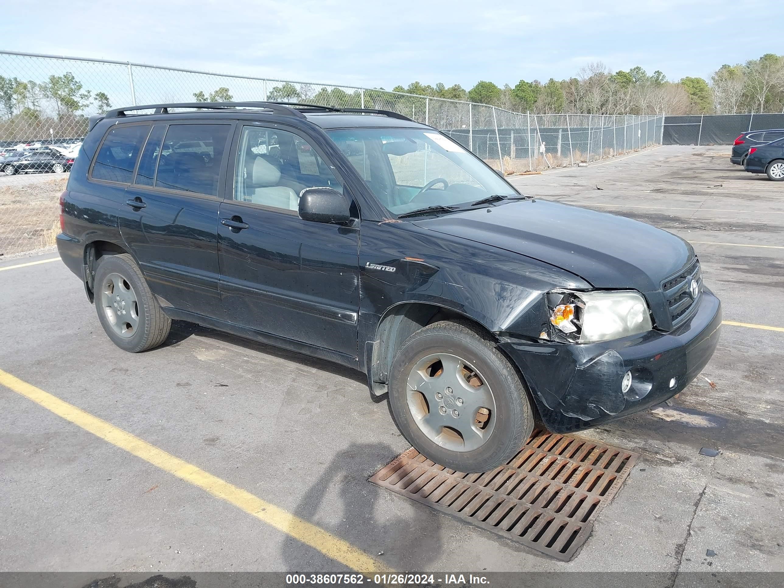 TOYOTA HIGHLANDER 2004 jteep21a140061265