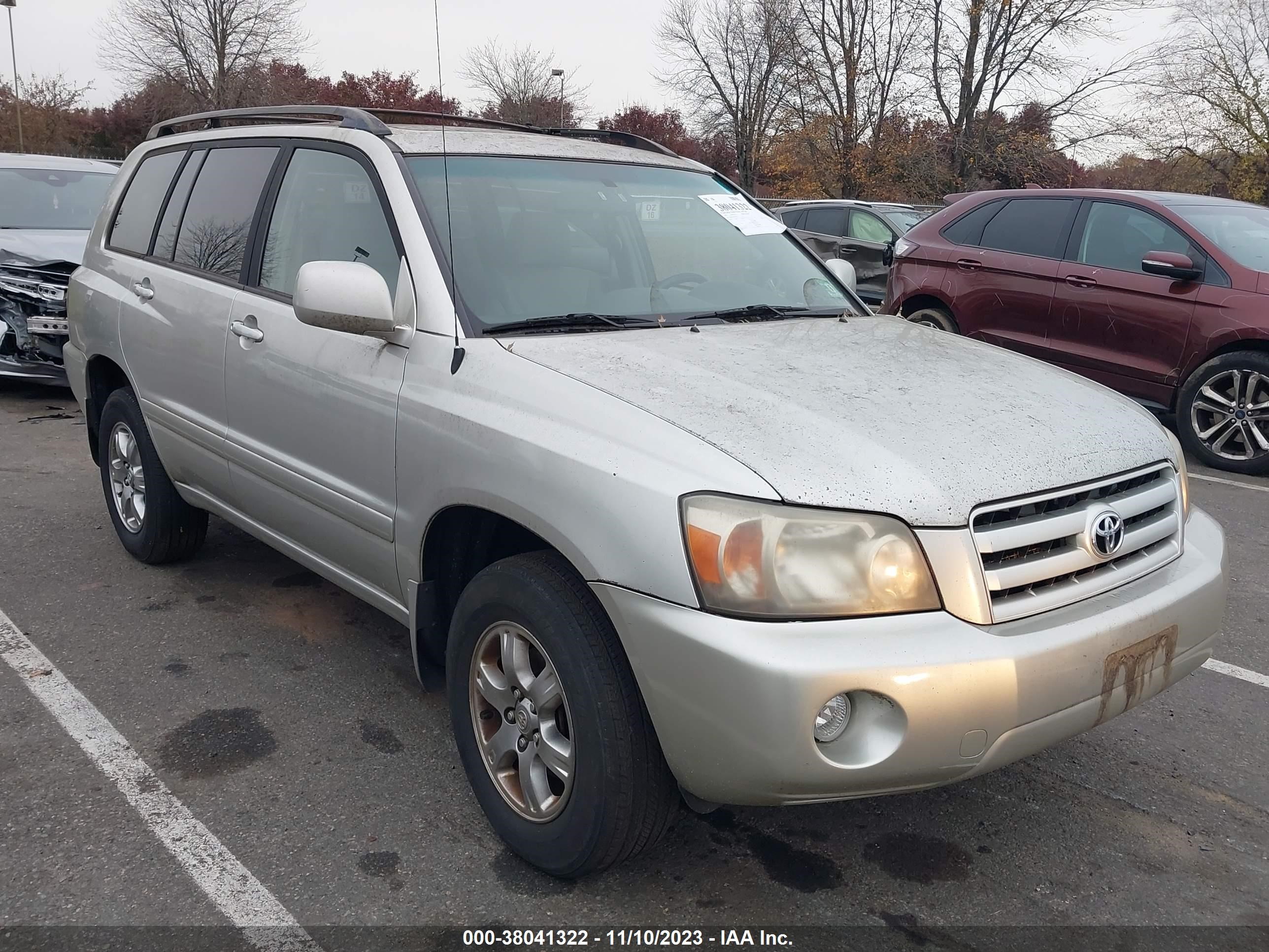 TOYOTA HIGHLANDER 2005 jteep21a150121322