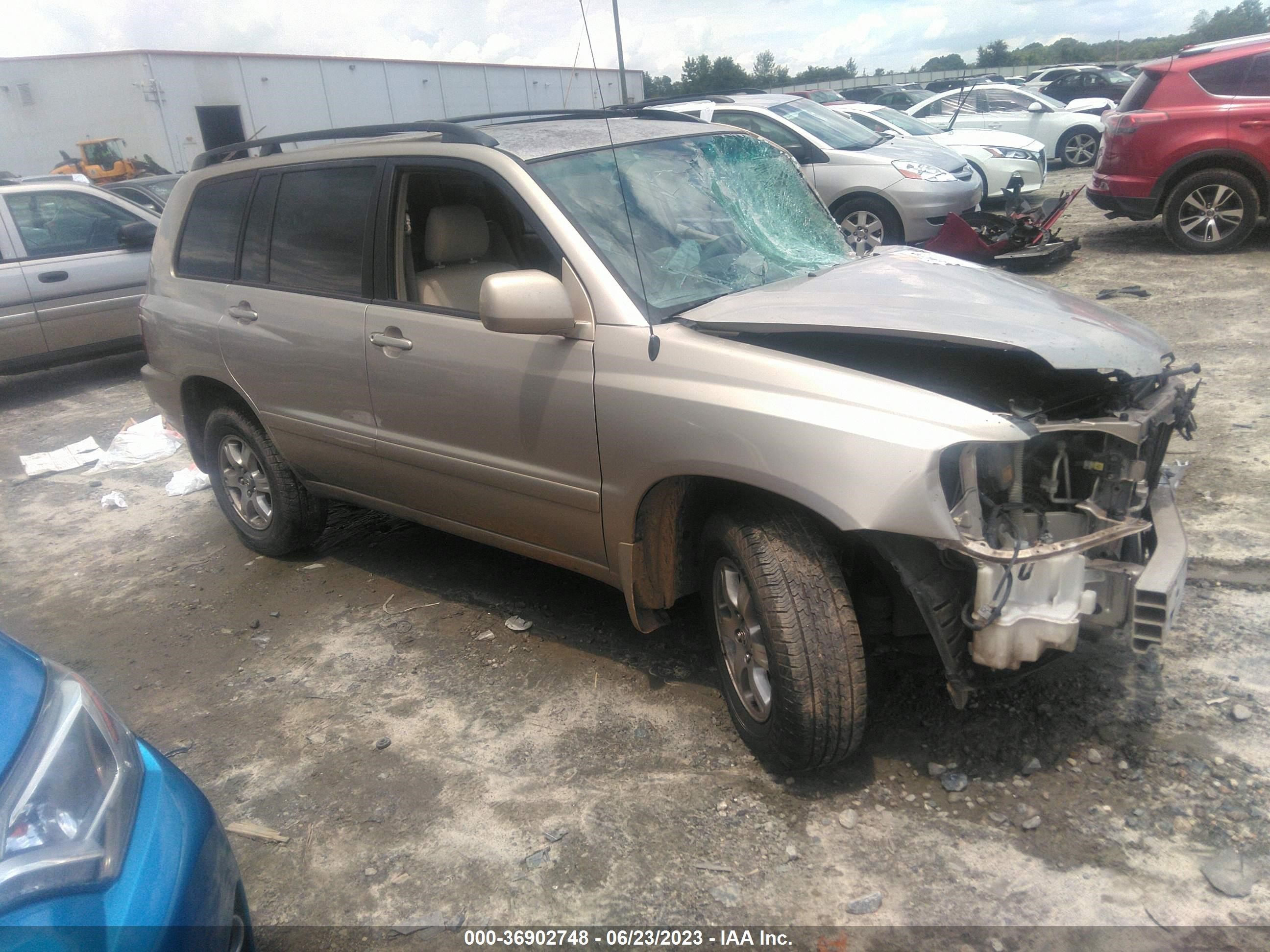 TOYOTA HIGHLANDER 2006 jteep21a160161188