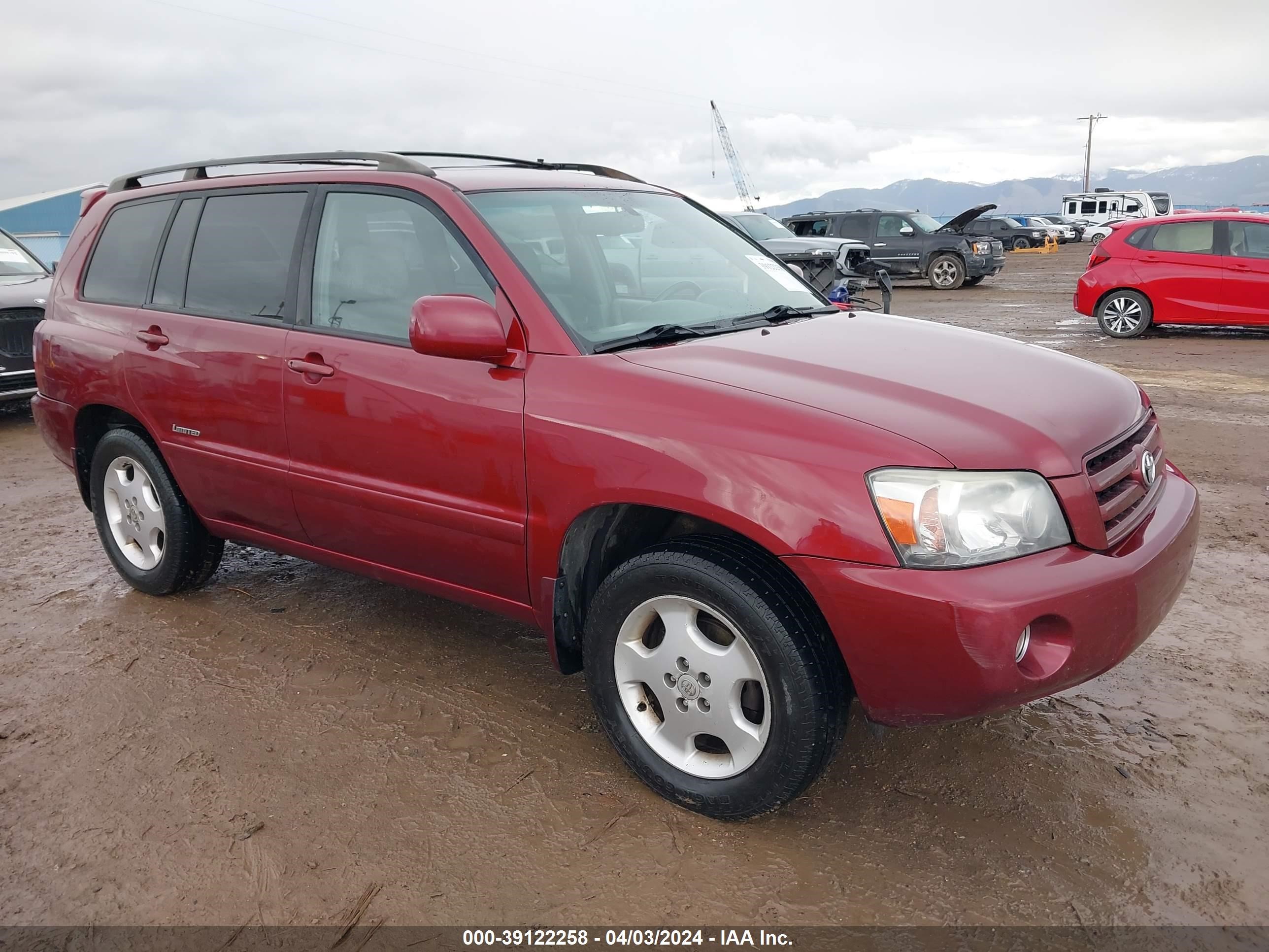 TOYOTA HIGHLANDER 2007 jteep21a170204493