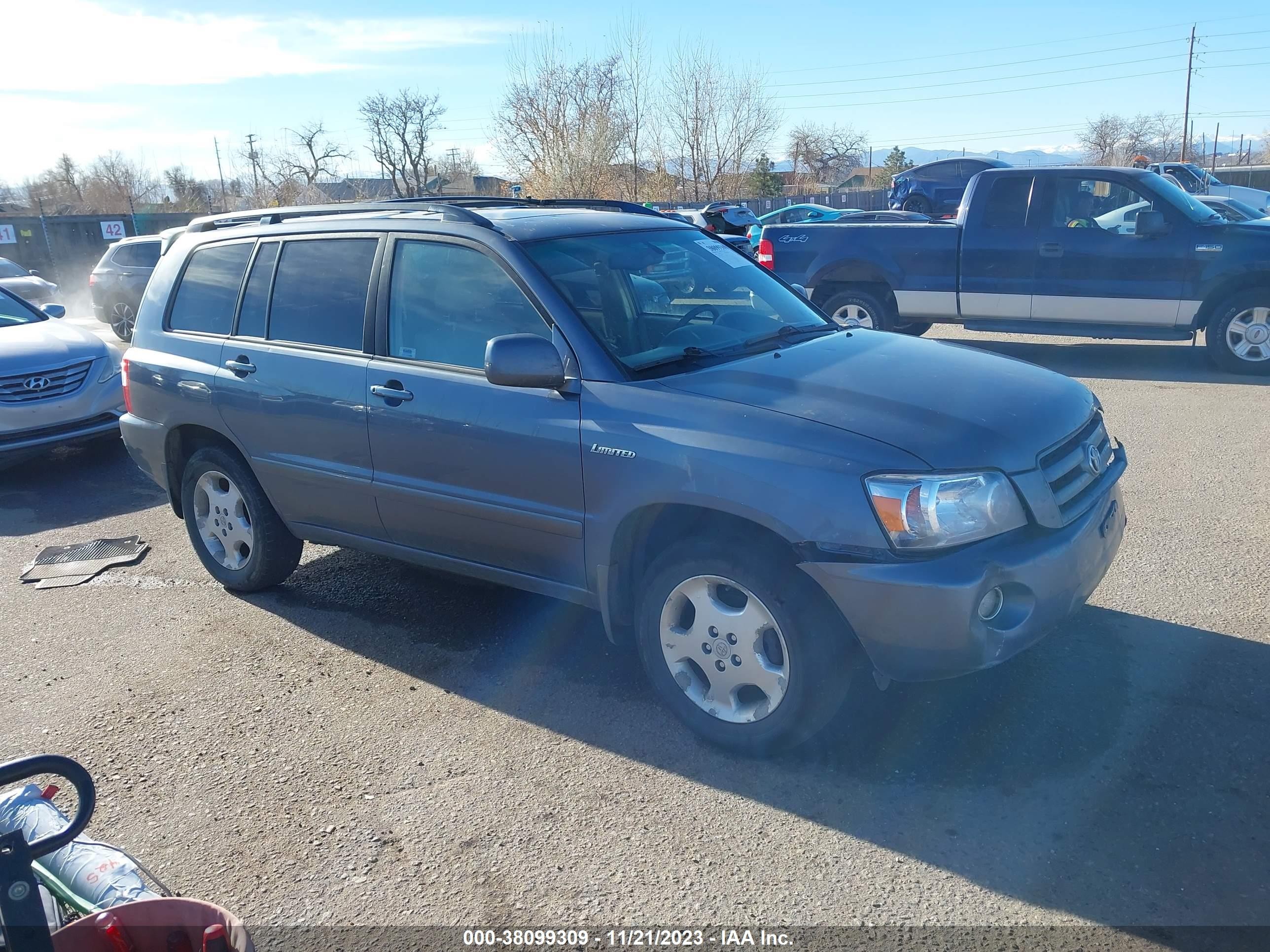 TOYOTA HIGHLANDER 2004 jteep21a240020899