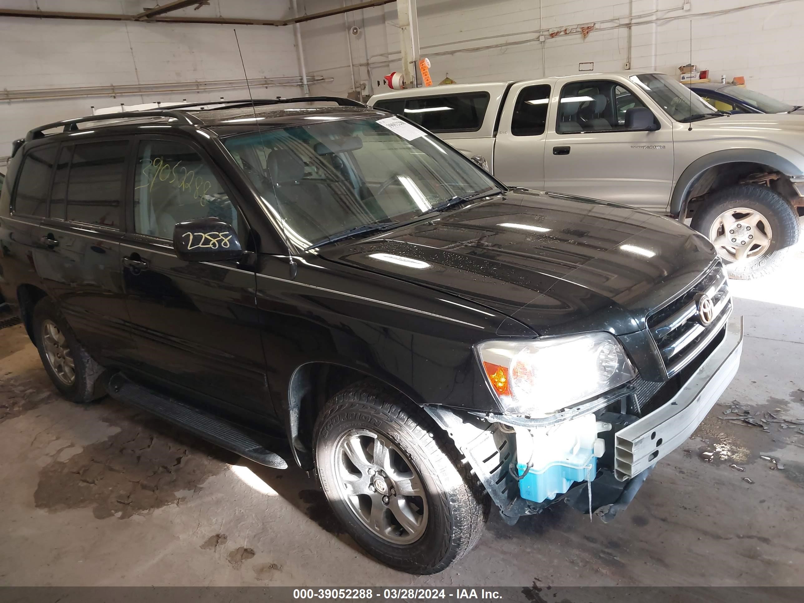 TOYOTA HIGHLANDER 2005 jteep21a250106957