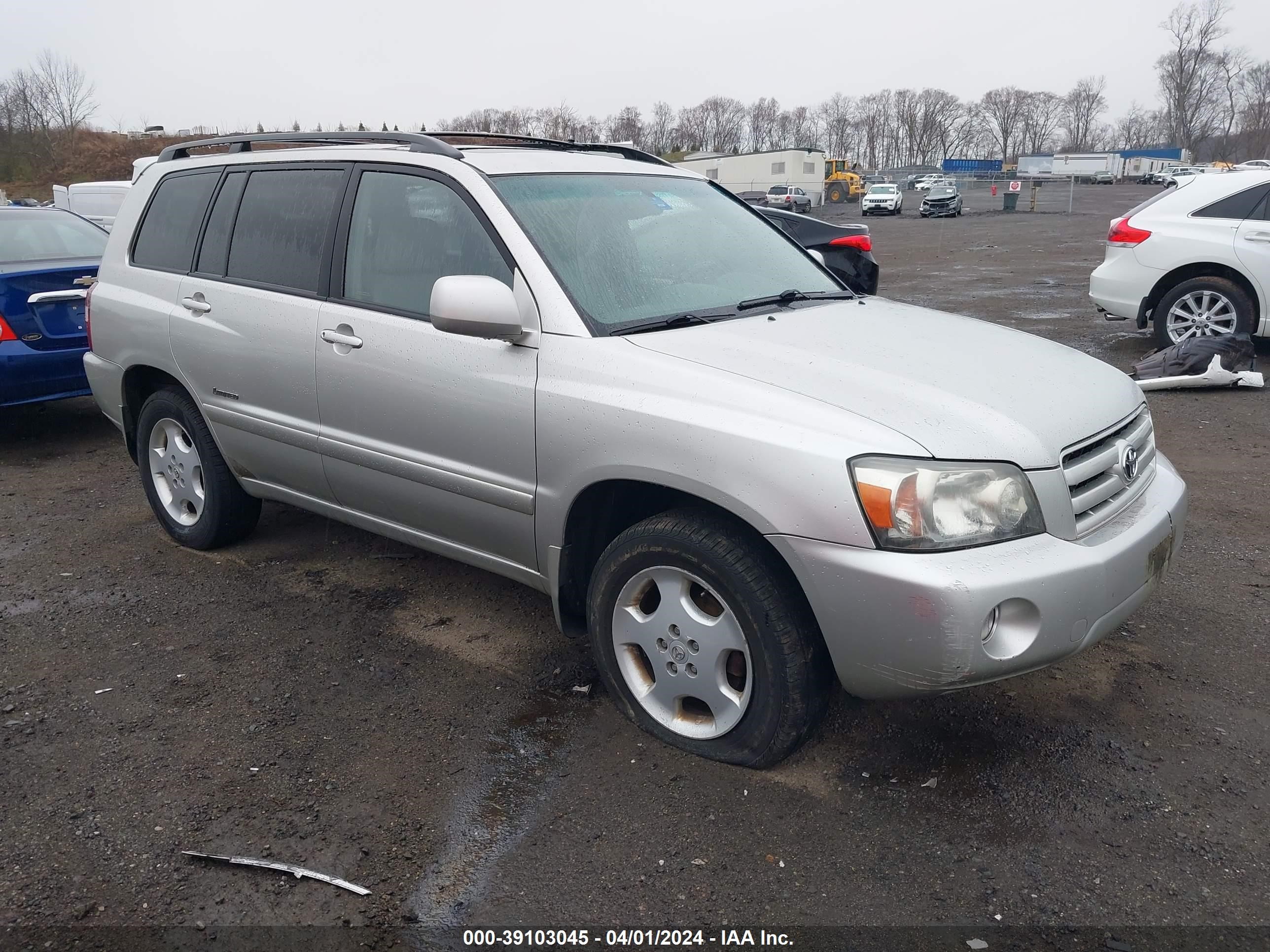 TOYOTA HIGHLANDER 2006 jteep21a260173060