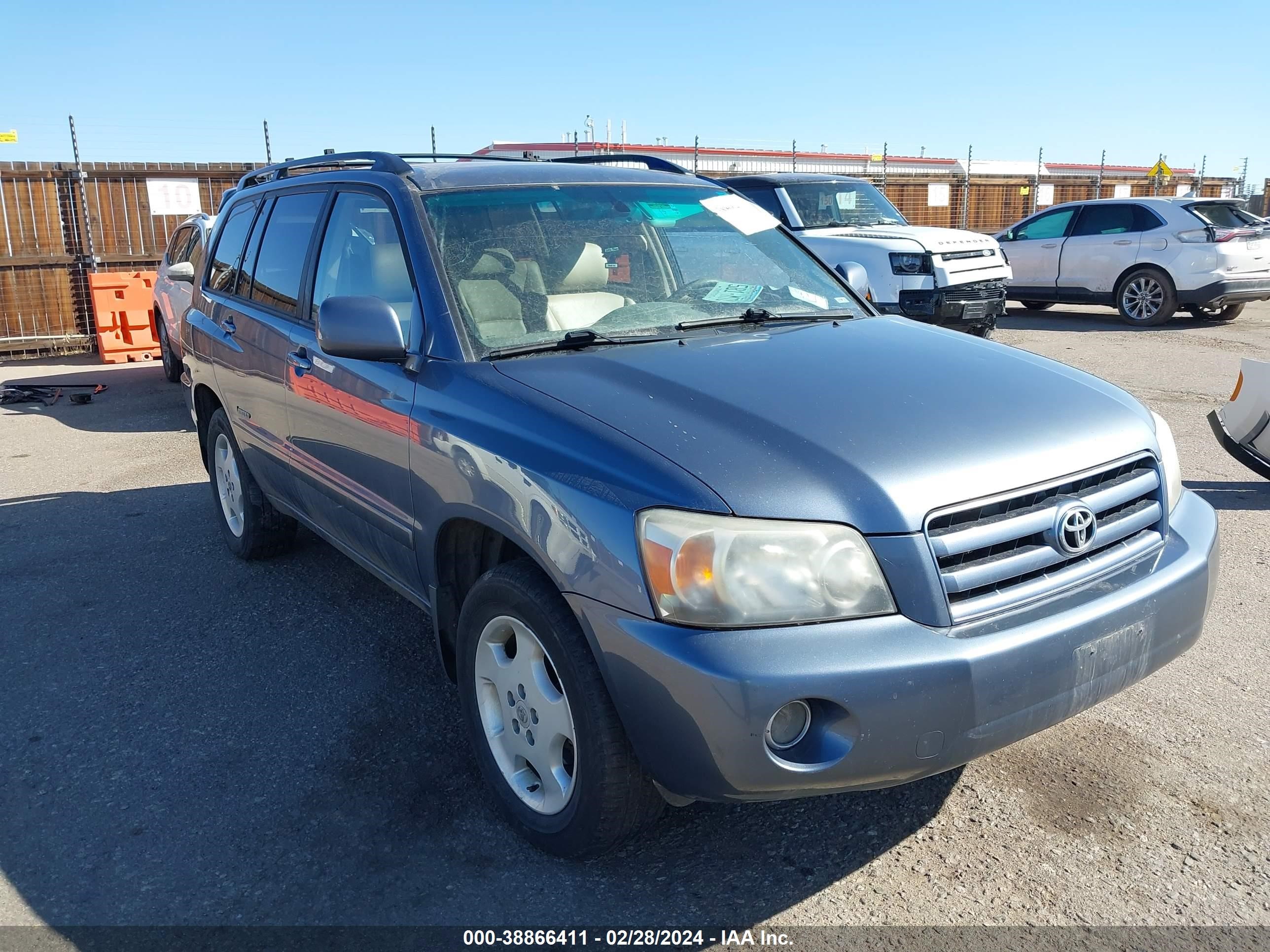 TOYOTA HIGHLANDER 2006 jteep21a260174015