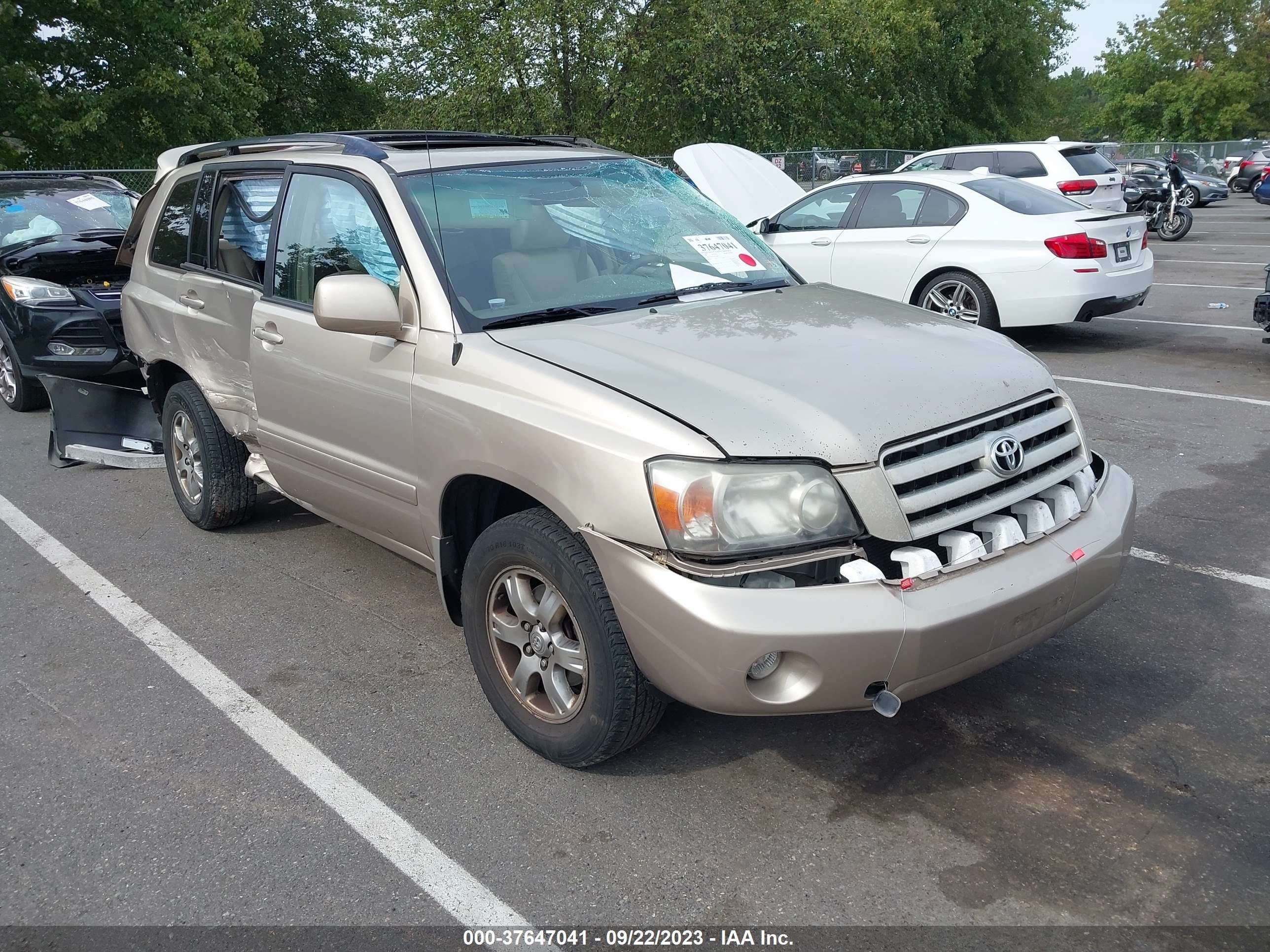 TOYOTA HIGHLANDER 2007 jteep21a270219875