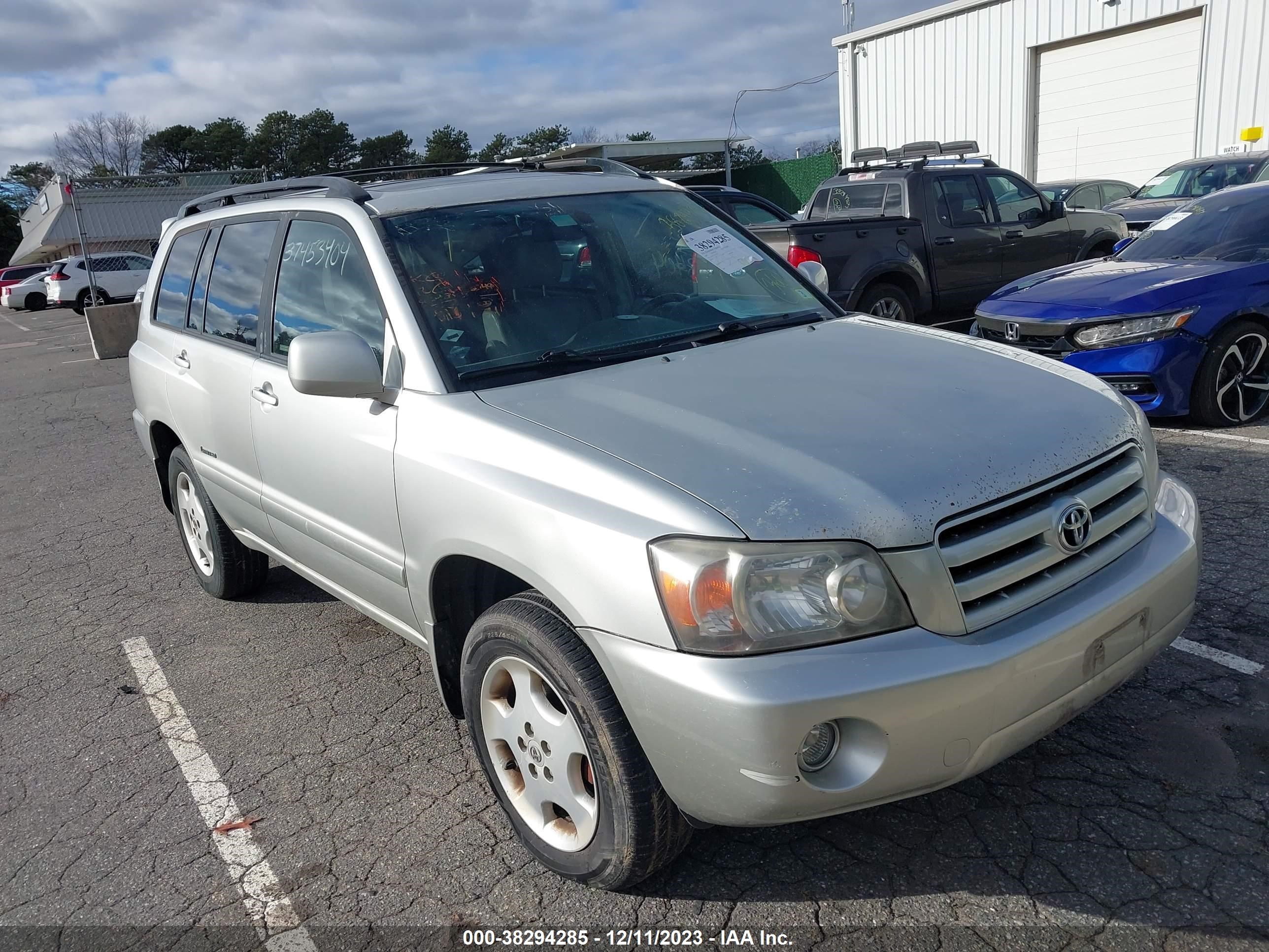 TOYOTA HIGHLANDER 2007 jteep21a270223554