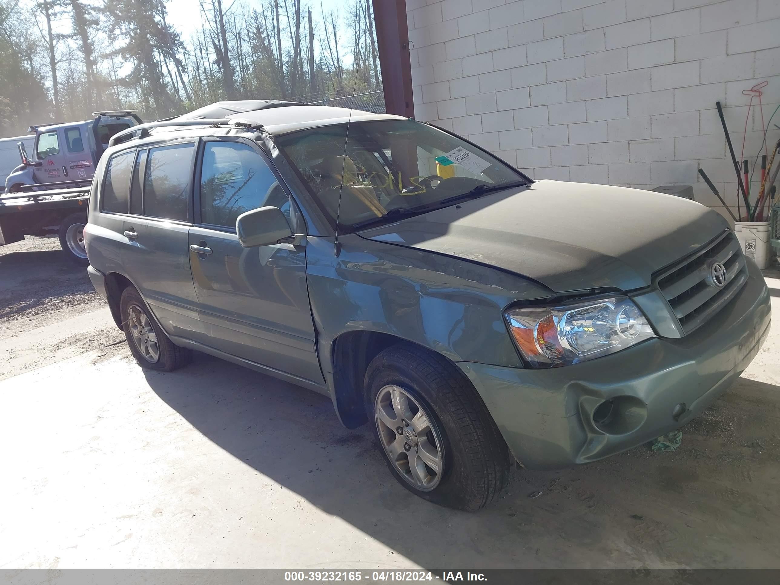 TOYOTA HIGHLANDER 2004 jteep21a340015310