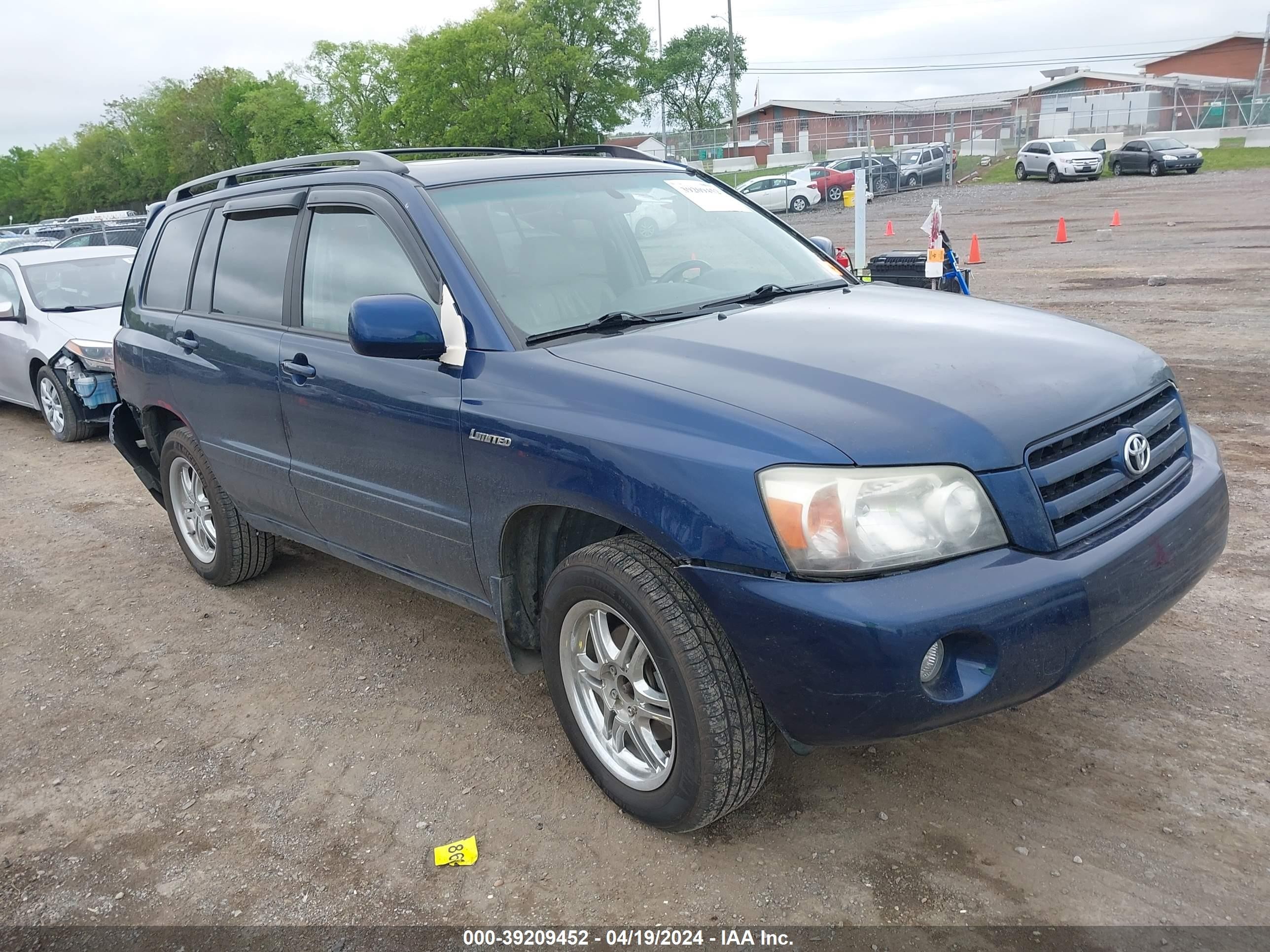 TOYOTA HIGHLANDER 2005 jteep21a350126831