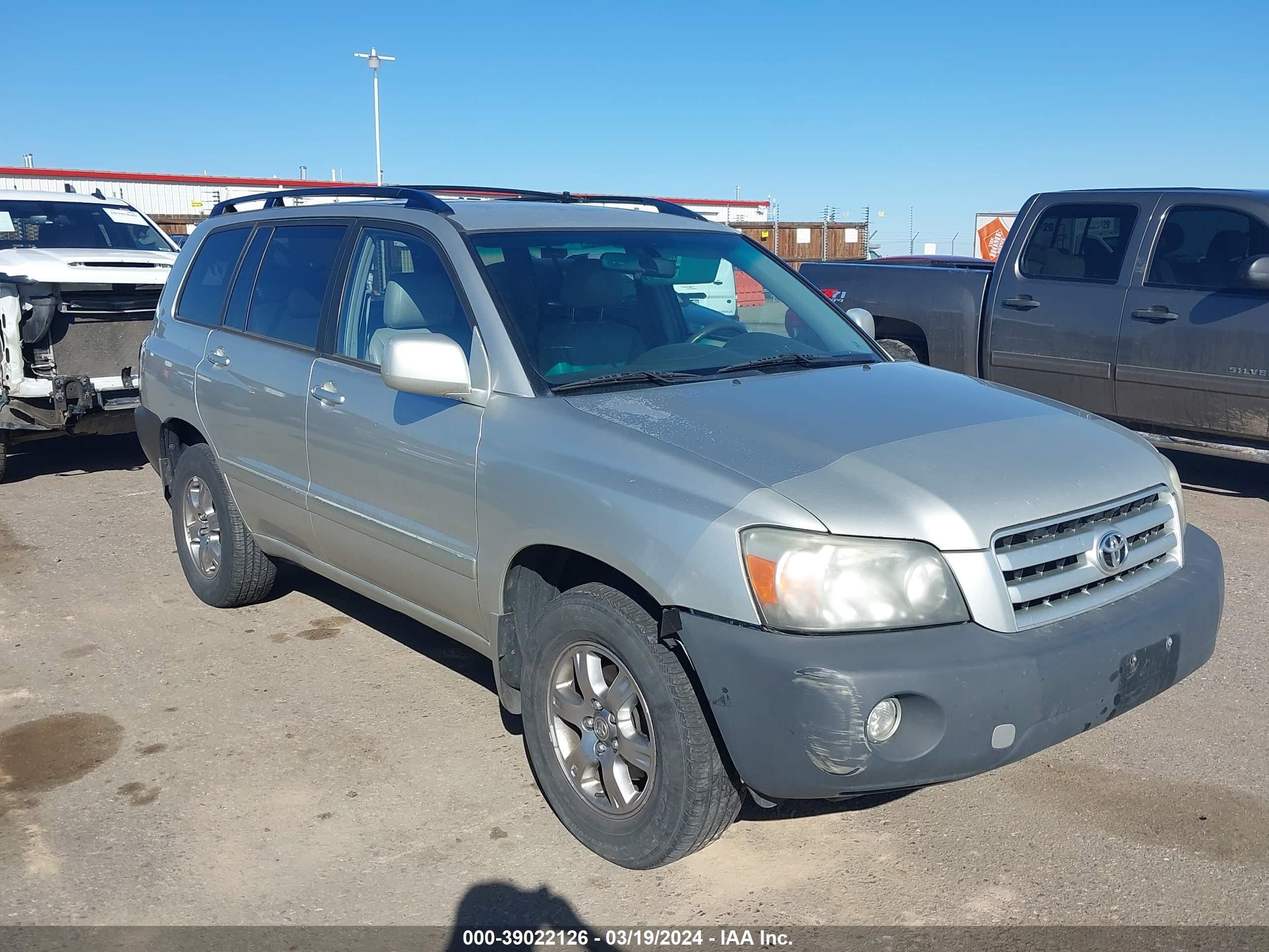 TOYOTA HIGHLANDER 2006 jteep21a360137314