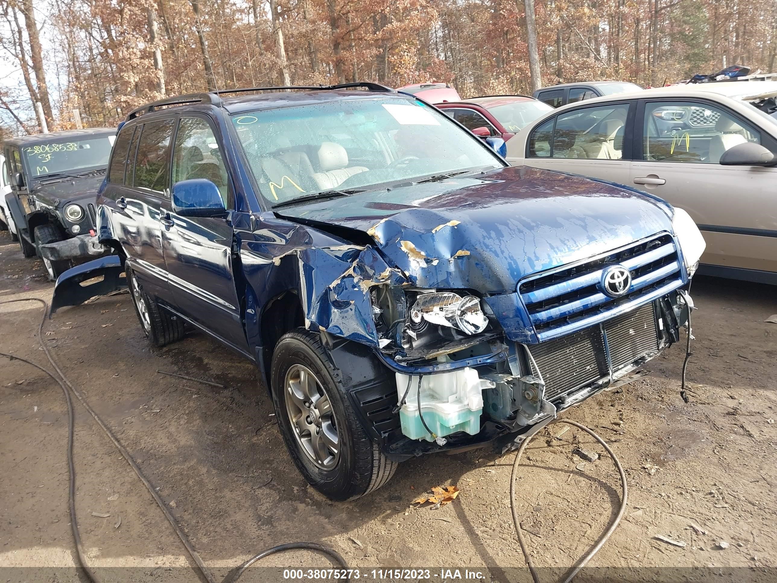 TOYOTA HIGHLANDER 2006 jteep21a360164979