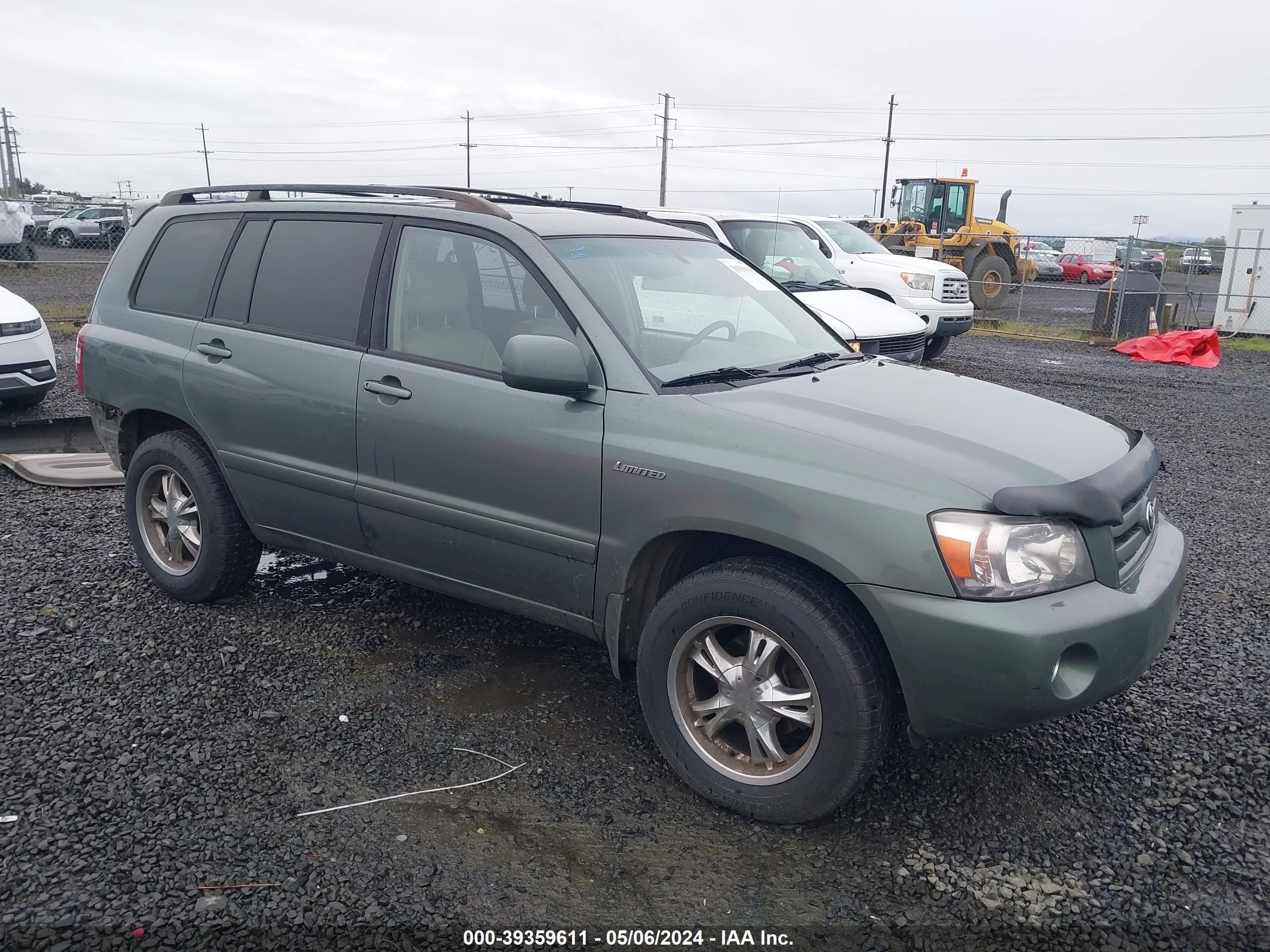 TOYOTA HIGHLANDER 2005 jteep21a450068566