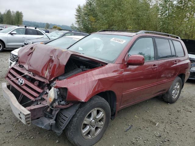 TOYOTA HIGHLANDER 2005 jteep21a450107379