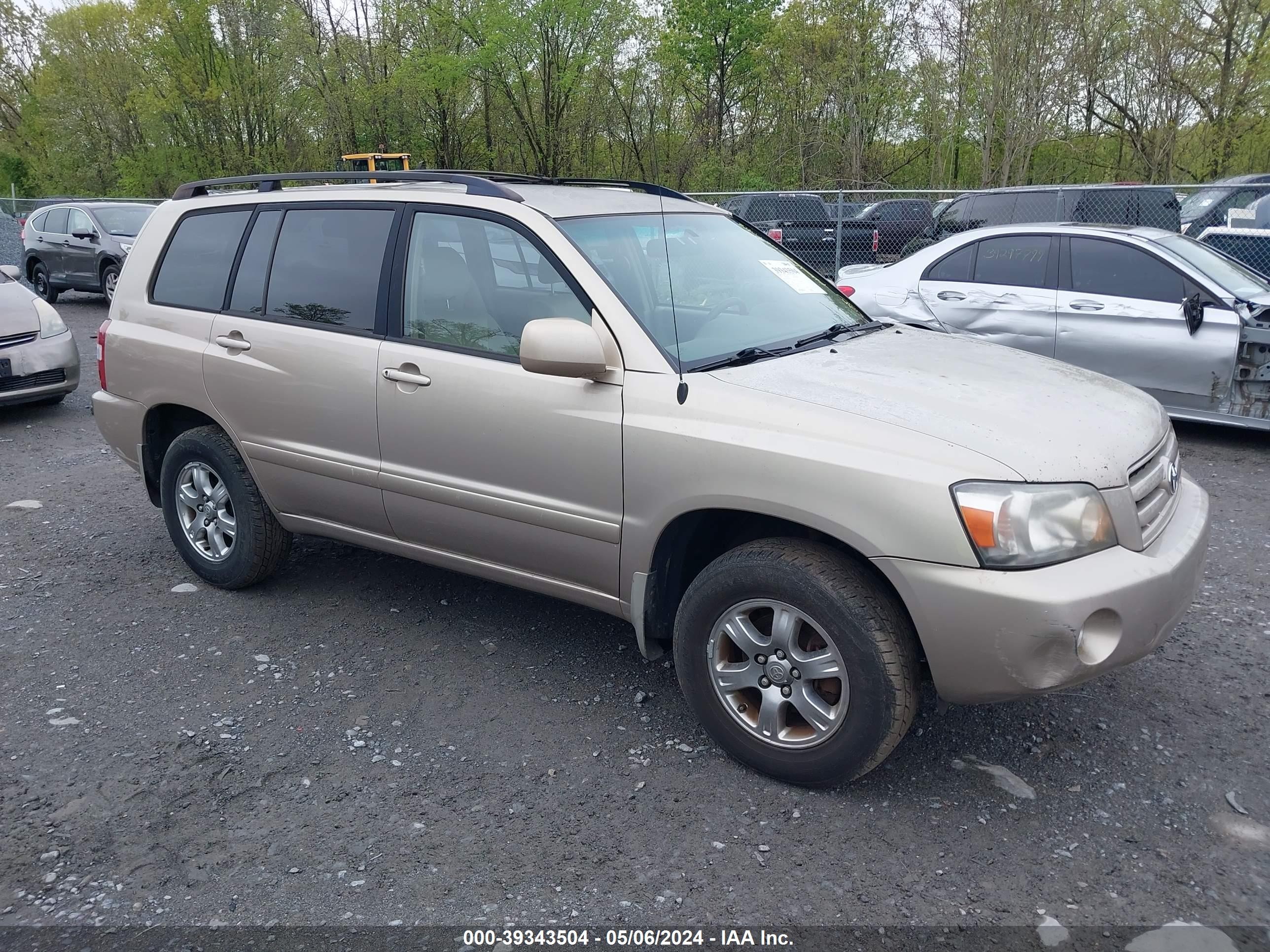 TOYOTA HIGHLANDER 2005 jteep21a450121069