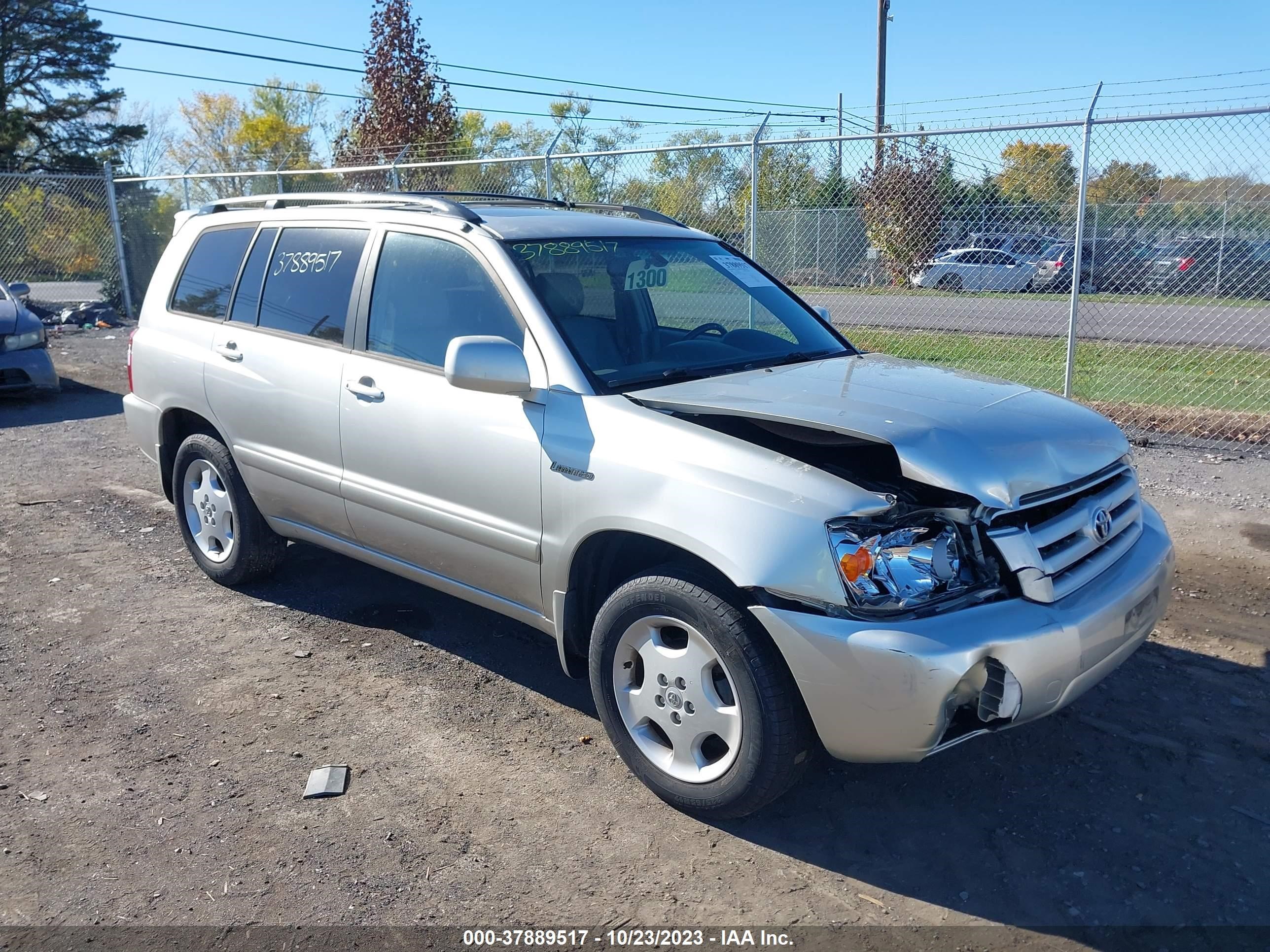 TOYOTA HIGHLANDER 2006 jteep21a460150444