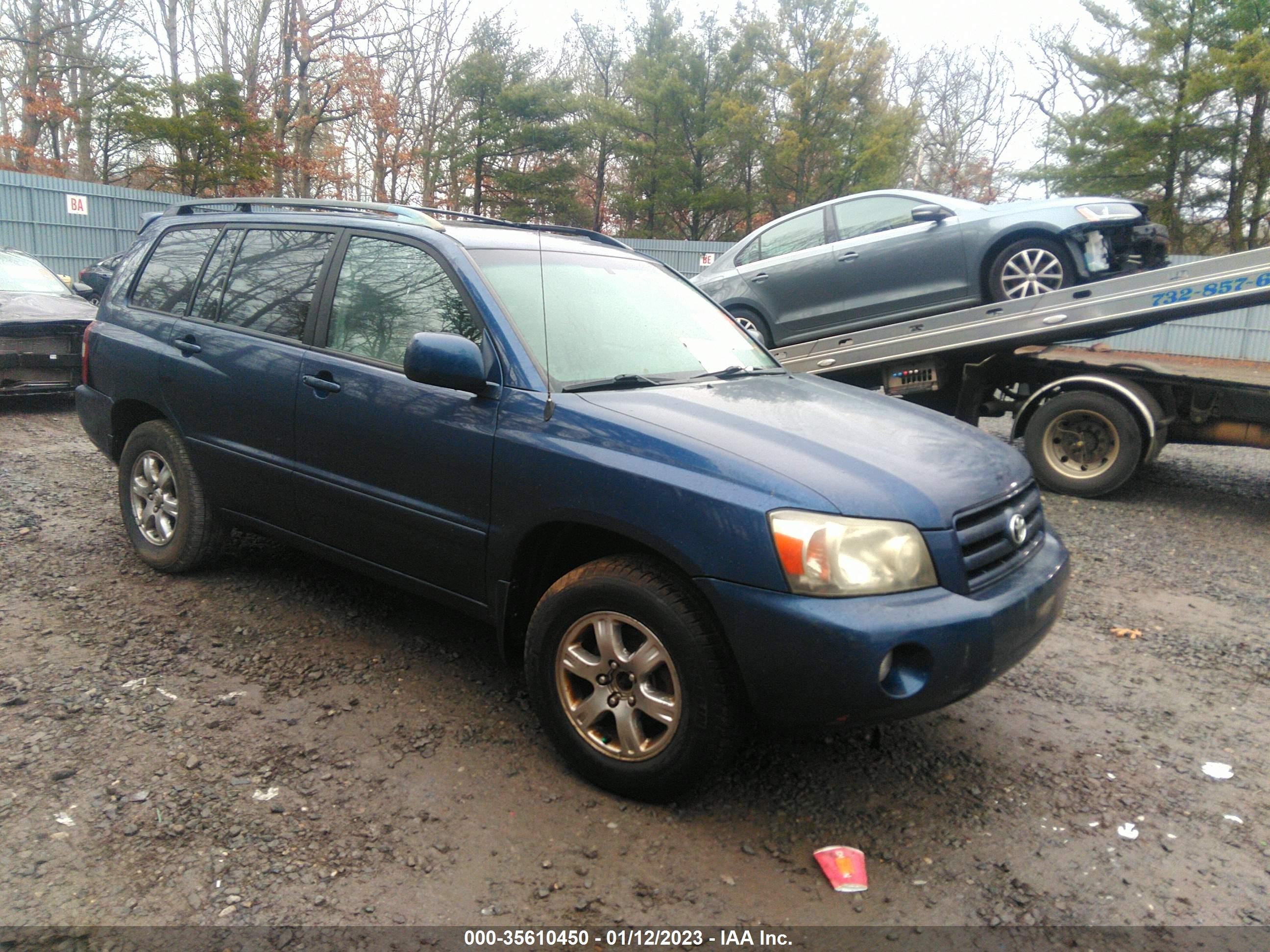 TOYOTA HIGHLANDER 2007 jteep21a470199502