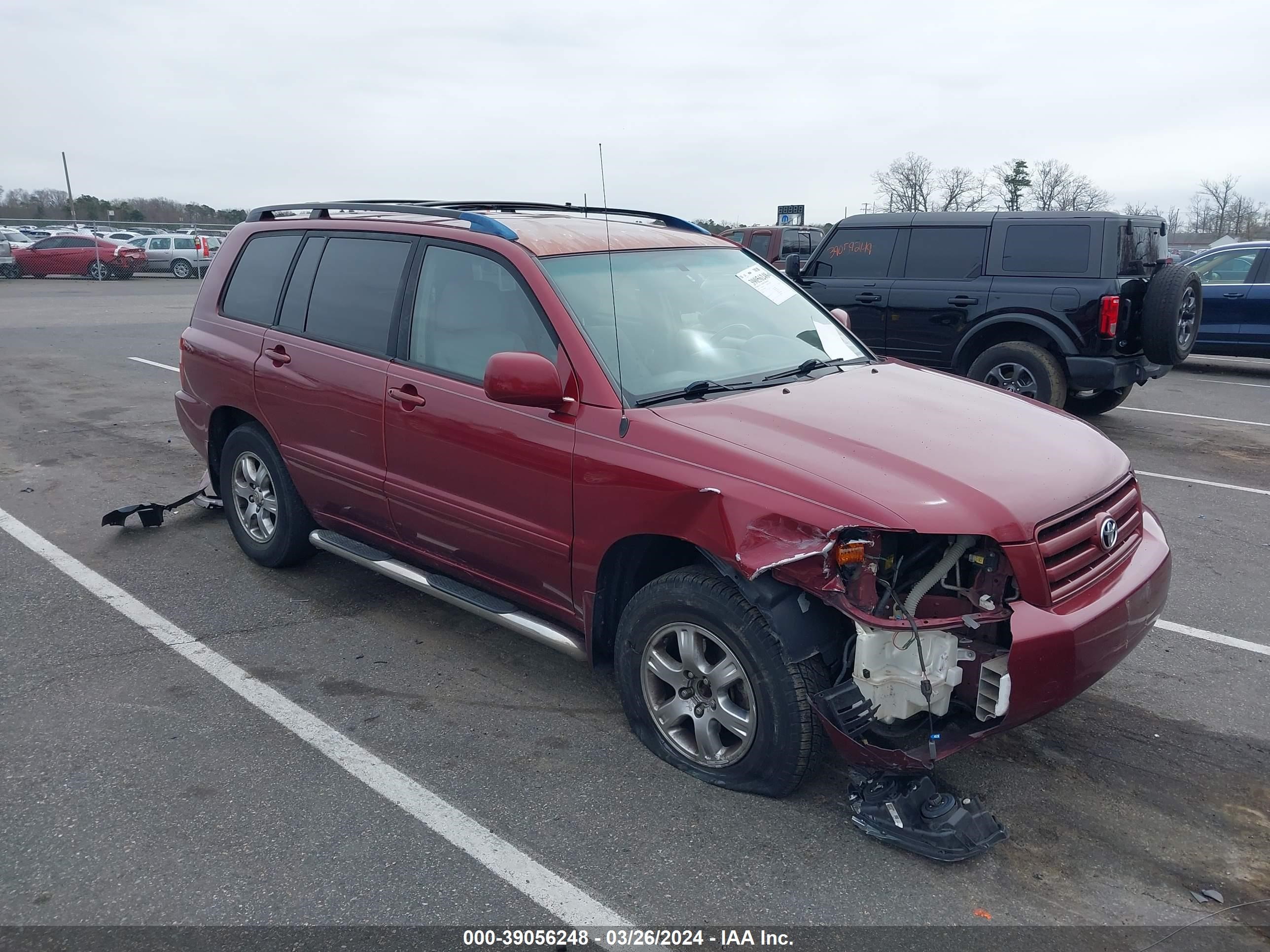 TOYOTA HIGHLANDER 2004 jteep21a540024901