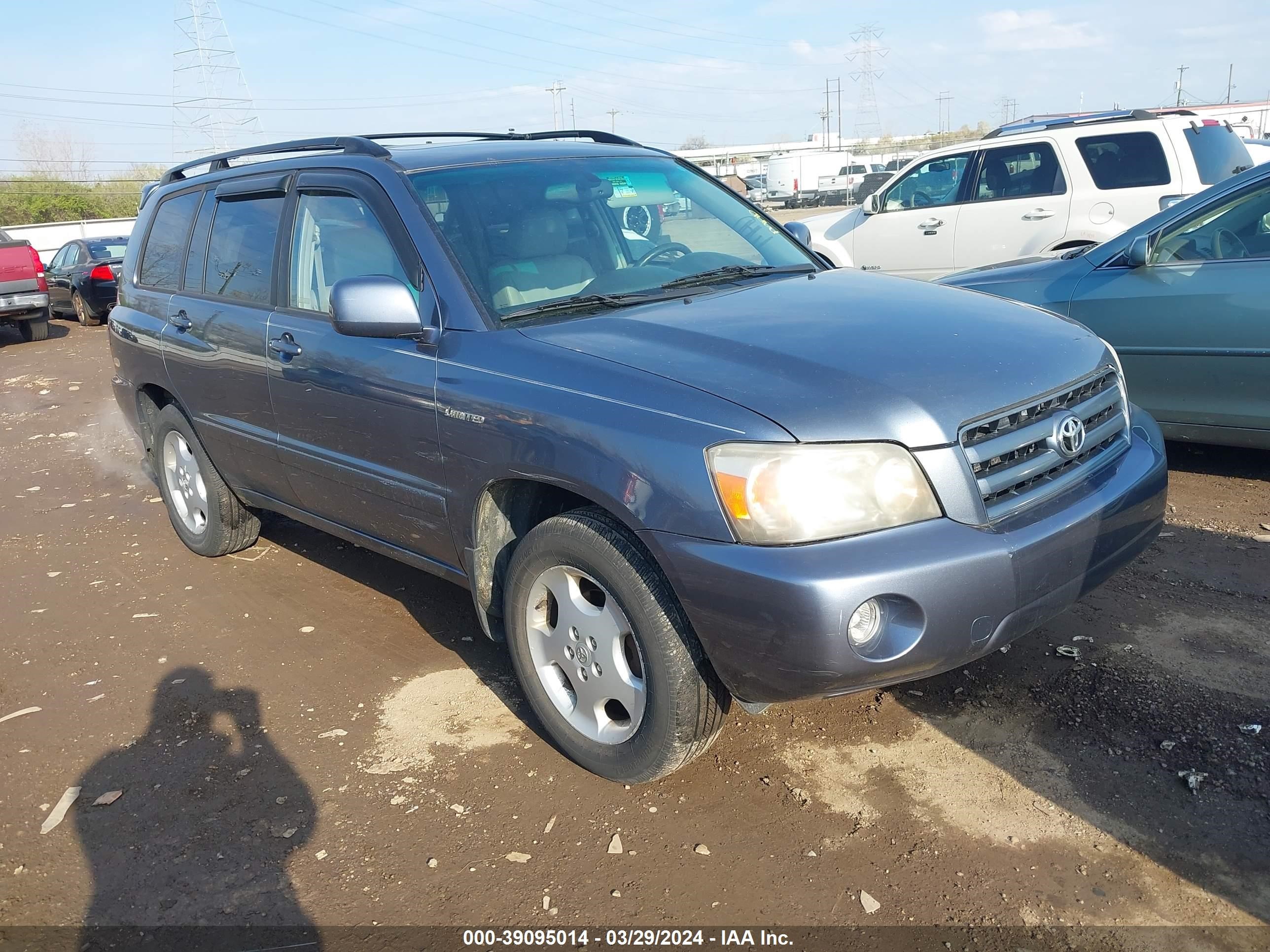 TOYOTA HIGHLANDER 2005 jteep21a550073727