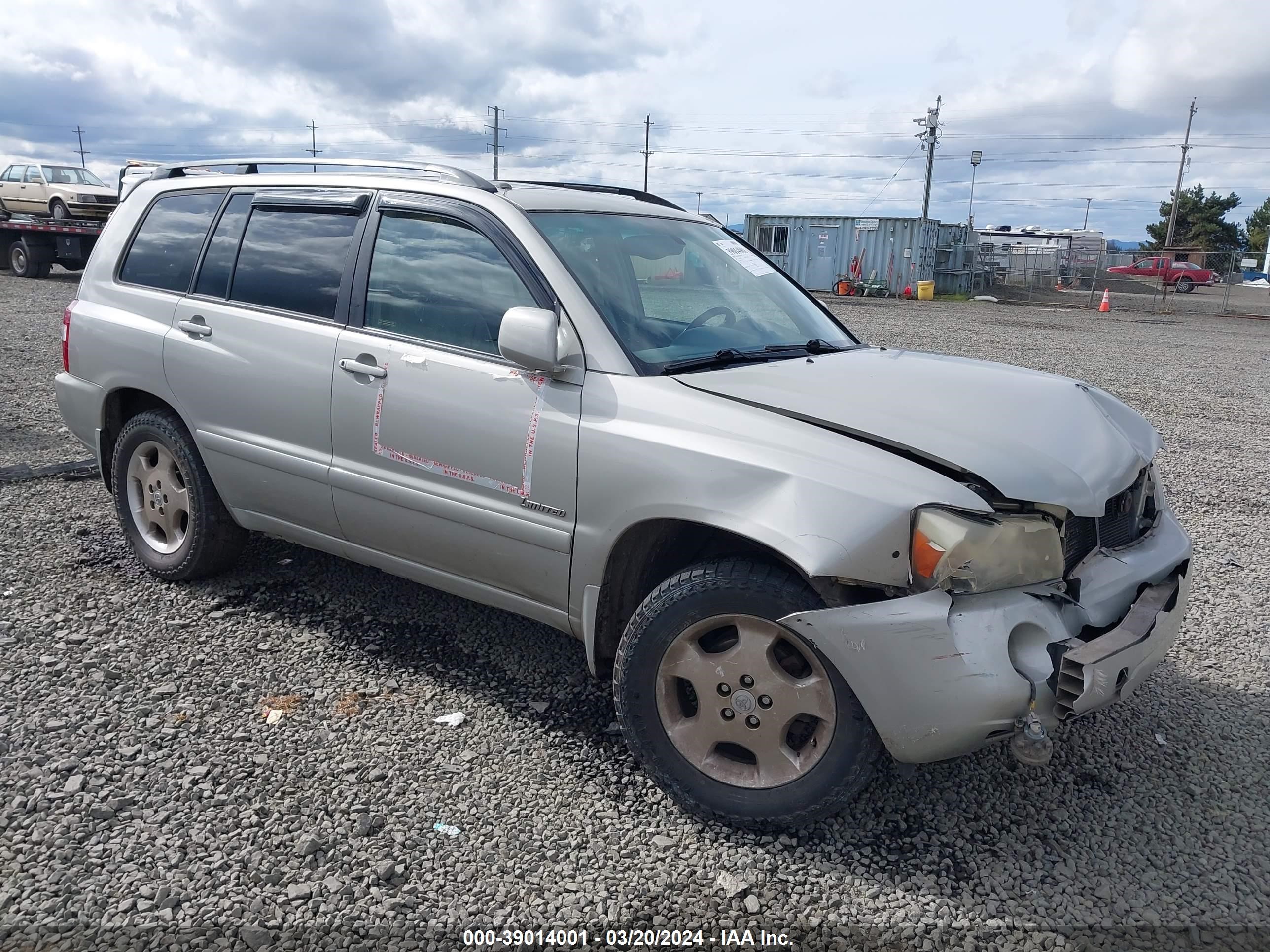 TOYOTA HIGHLANDER 2005 jteep21a550076918