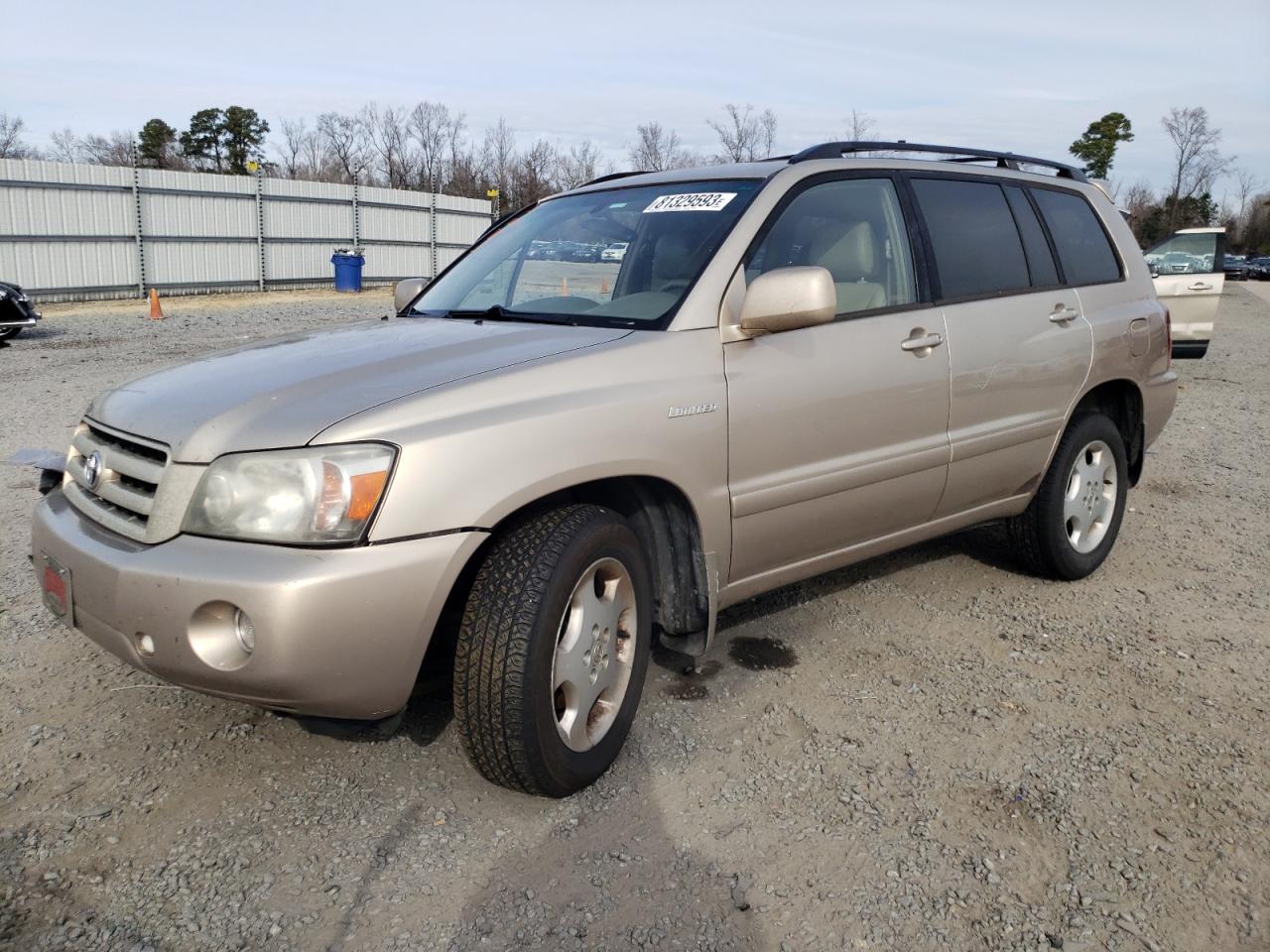 TOYOTA HIGHLANDER 2005 jteep21a550082833