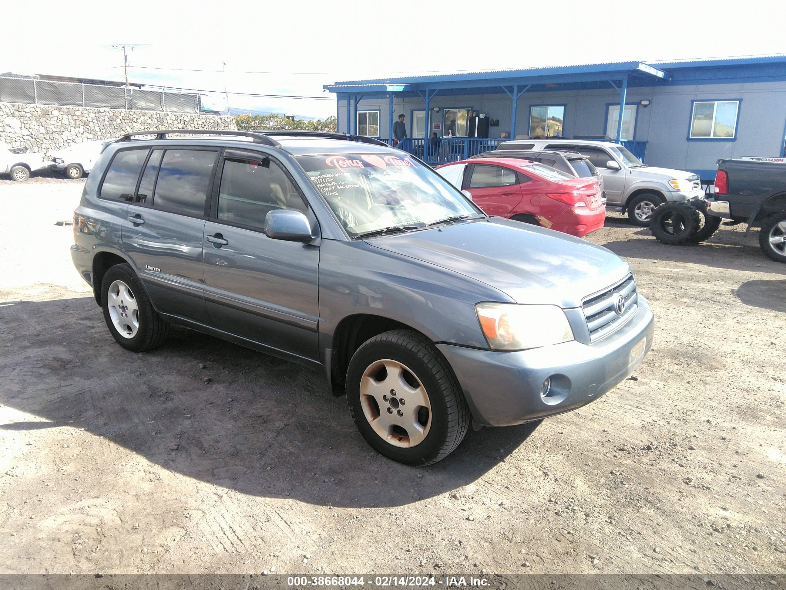 TOYOTA HIGHLANDER 2007 jteep21a570191831