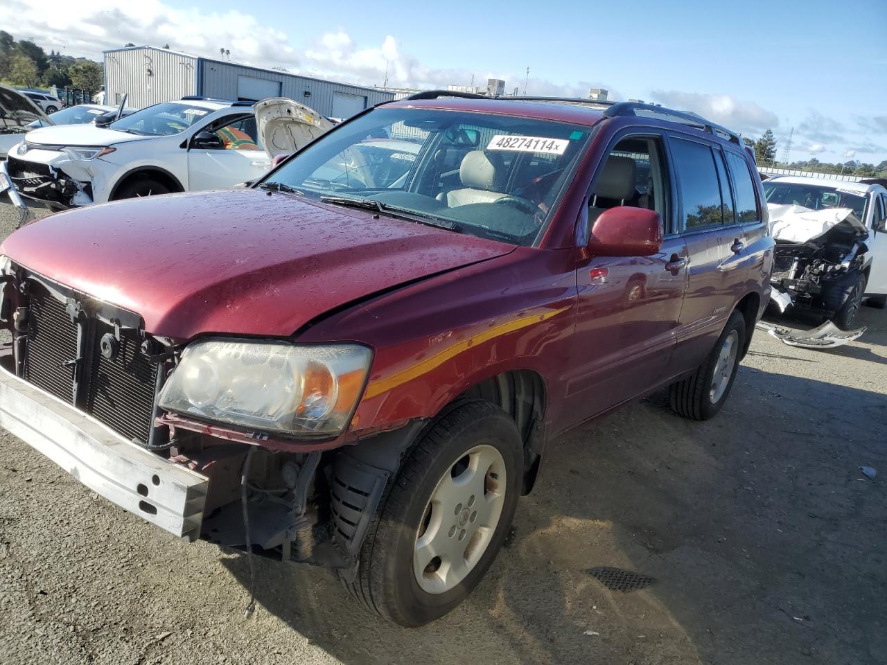 TOYOTA HIGHLANDER 2007 jteep21a570227811